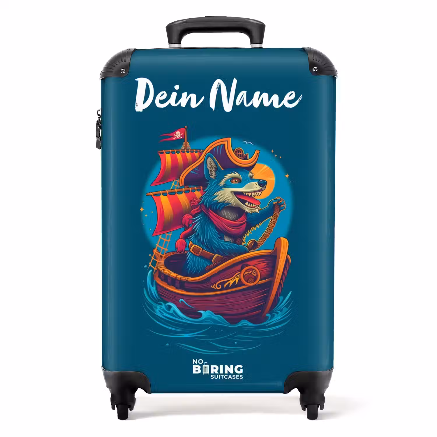 Kapitein Stormsnuit NBS - Handbagage koffer - Kinderen Unisex middel -productfoto_recht