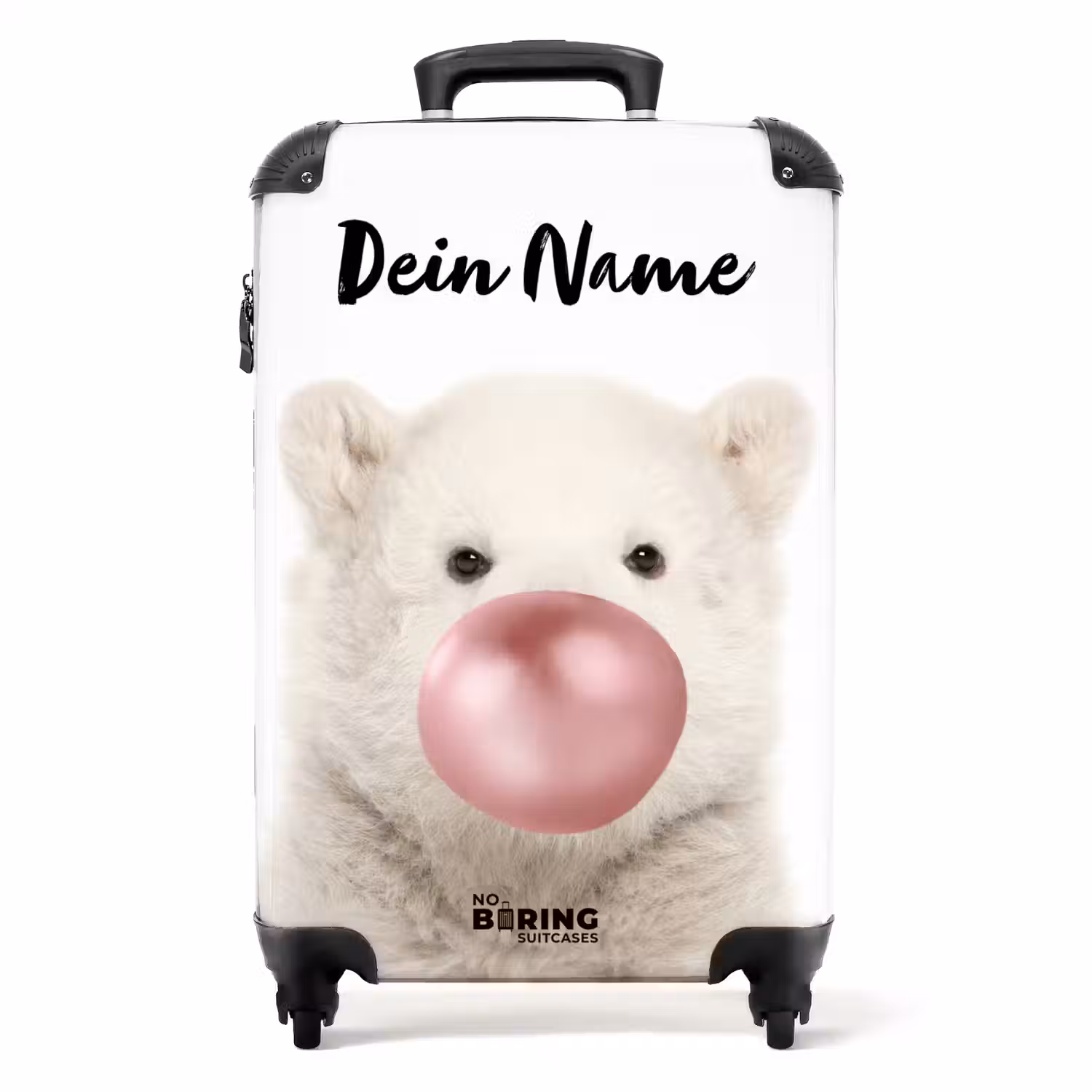 Bubblegum beer NBS - Handbagage koffer - Kinderen Unisex middel -productfoto_recht
