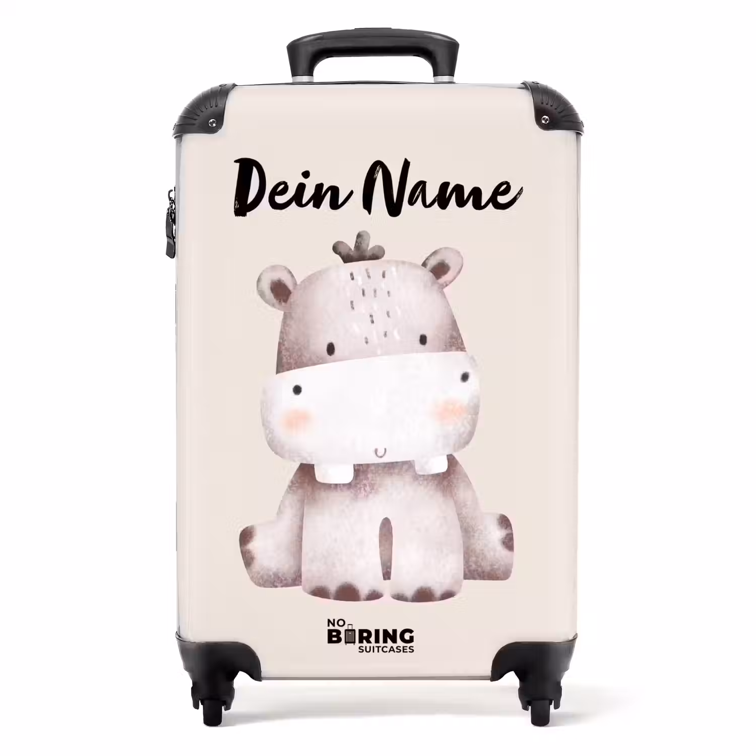 Nigel Nijlpaard NBS - Handbagage koffer - Kinderen Unisex middel -productfoto_recht