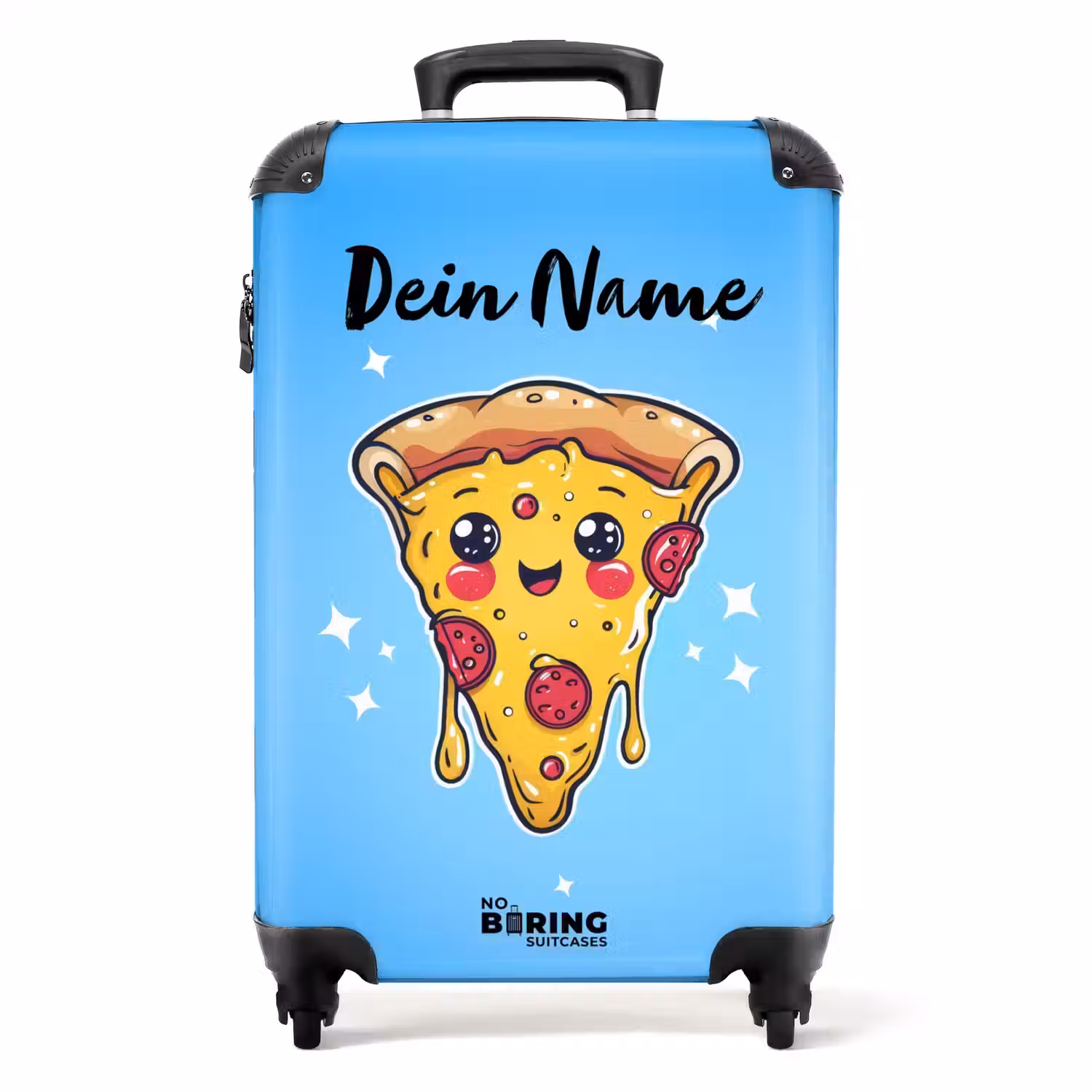Pepino pizzarito NBS - Handbagage koffer - Kinderen Unisex middel -productfoto_recht