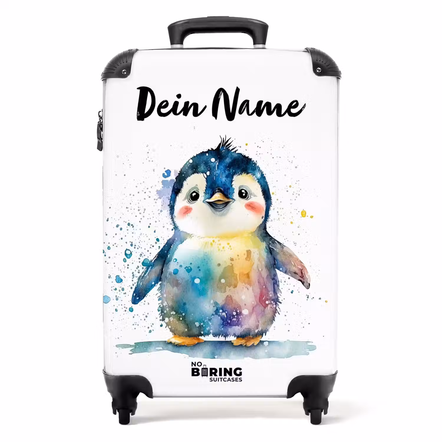 Picasso pinguïn NBS - Handbagage koffer - Kinderen Unisex middel -productfoto_recht