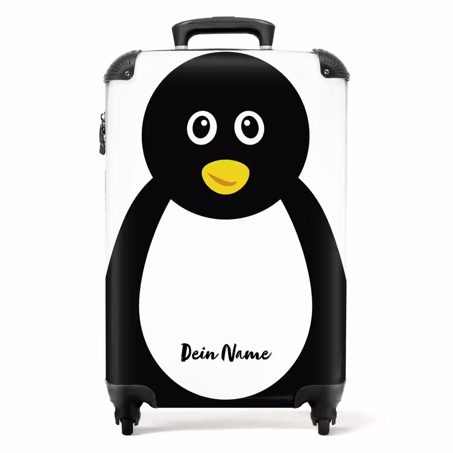 Pim pinguïn NBS - Handbagage koffer - Kinderen Unisex middel -productfoto_recht