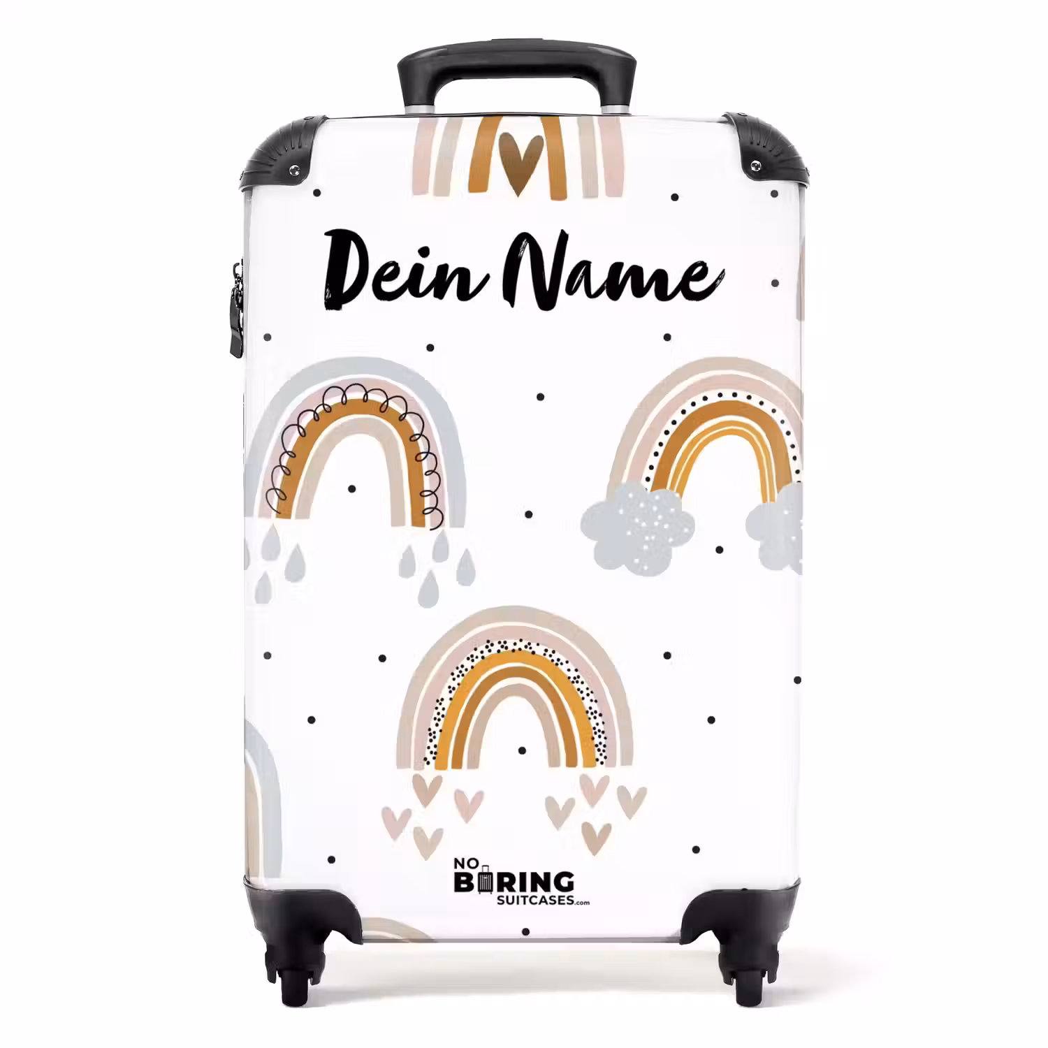 Regenboogregen NBS - Handbagage koffer - Kinderen Unisex middel -productfoto_recht