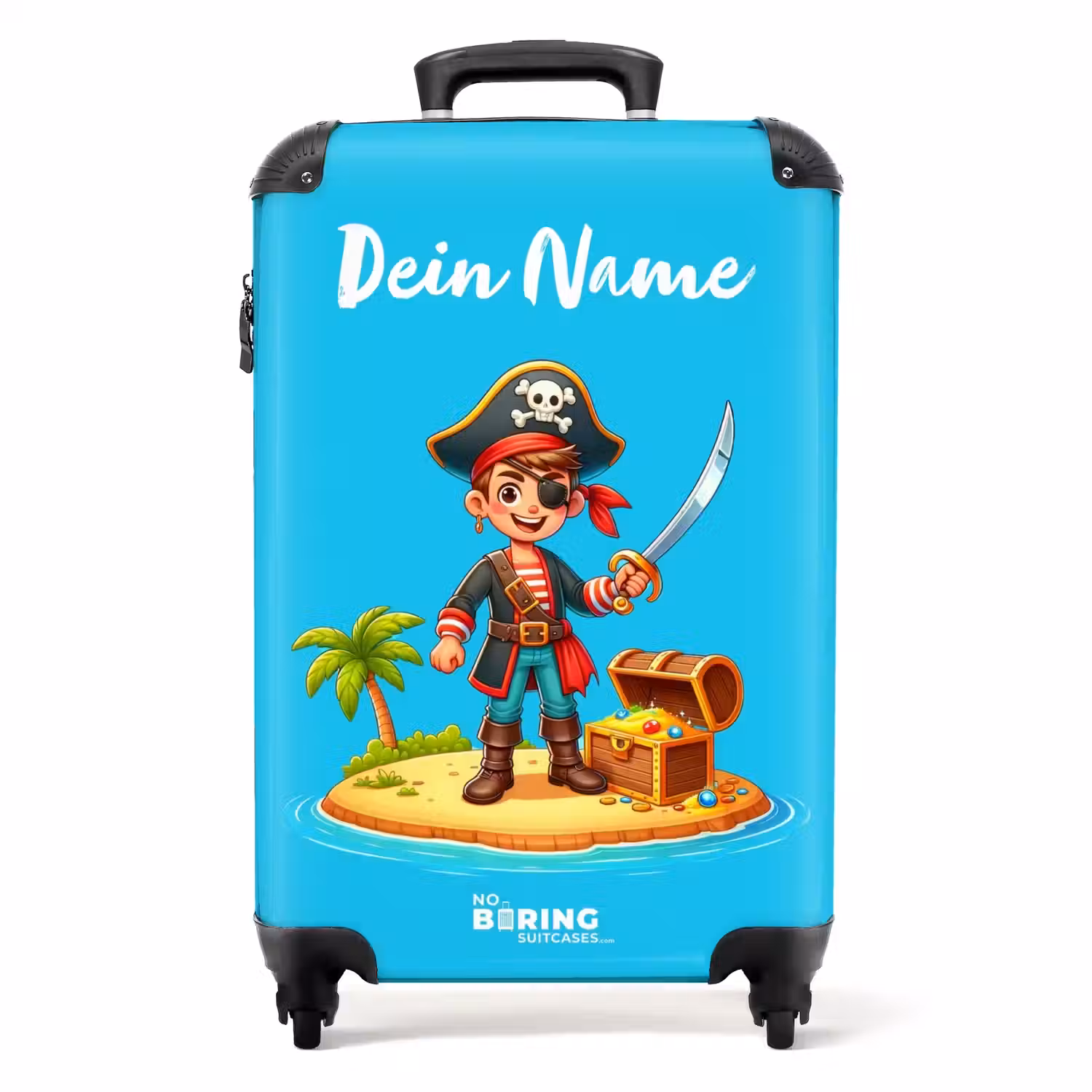 Schateiland Santiago NBS - Handbagage koffer - Kinderen Unisex middel -productfoto_recht