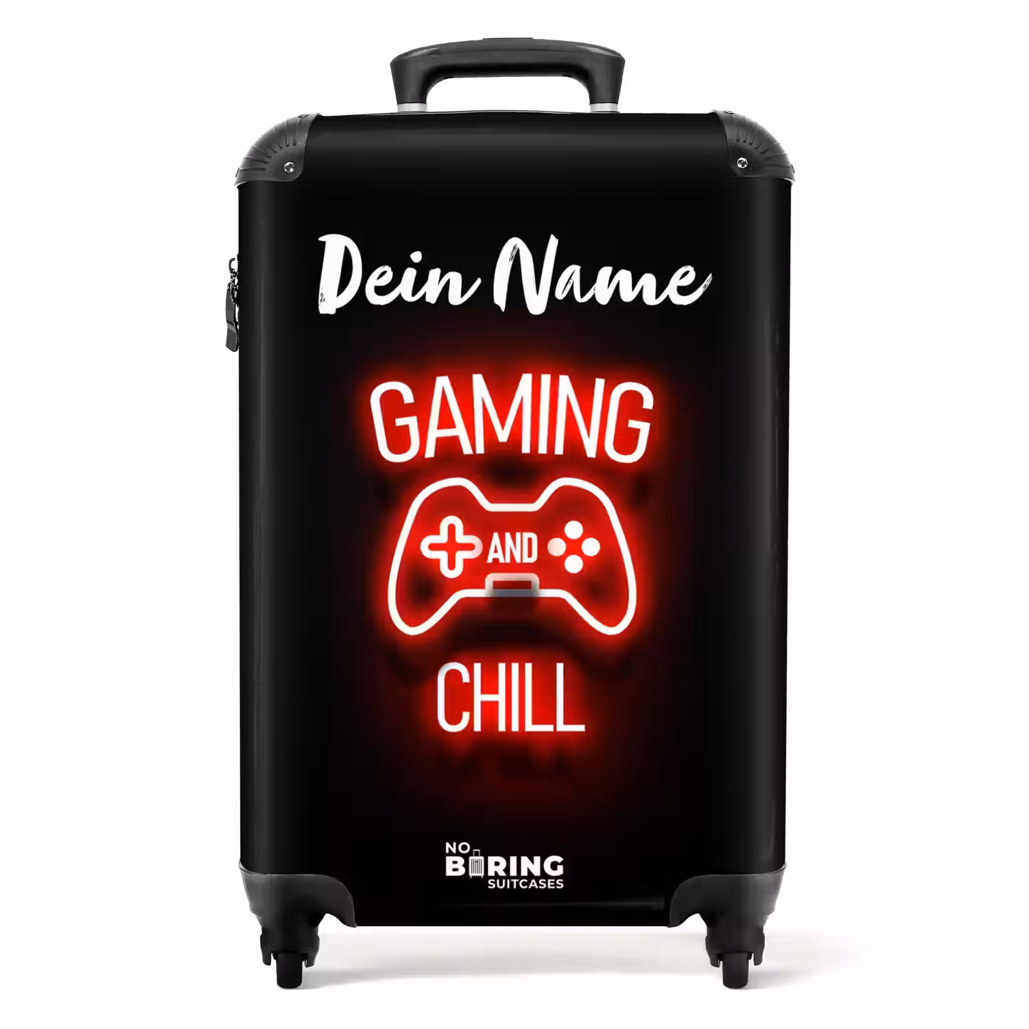 Gaming and Chill NBS - Handbagage koffer - Kinderen Unisex middel -productfoto_recht