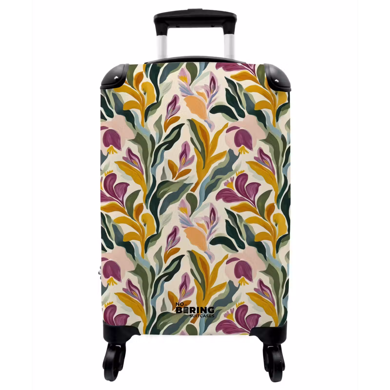 Koffer - Modern – Abstrakt – Farbenfroh - Modern - Abstract - Kleurrijk NBS - Handbagage koffer - Vrouwen middel