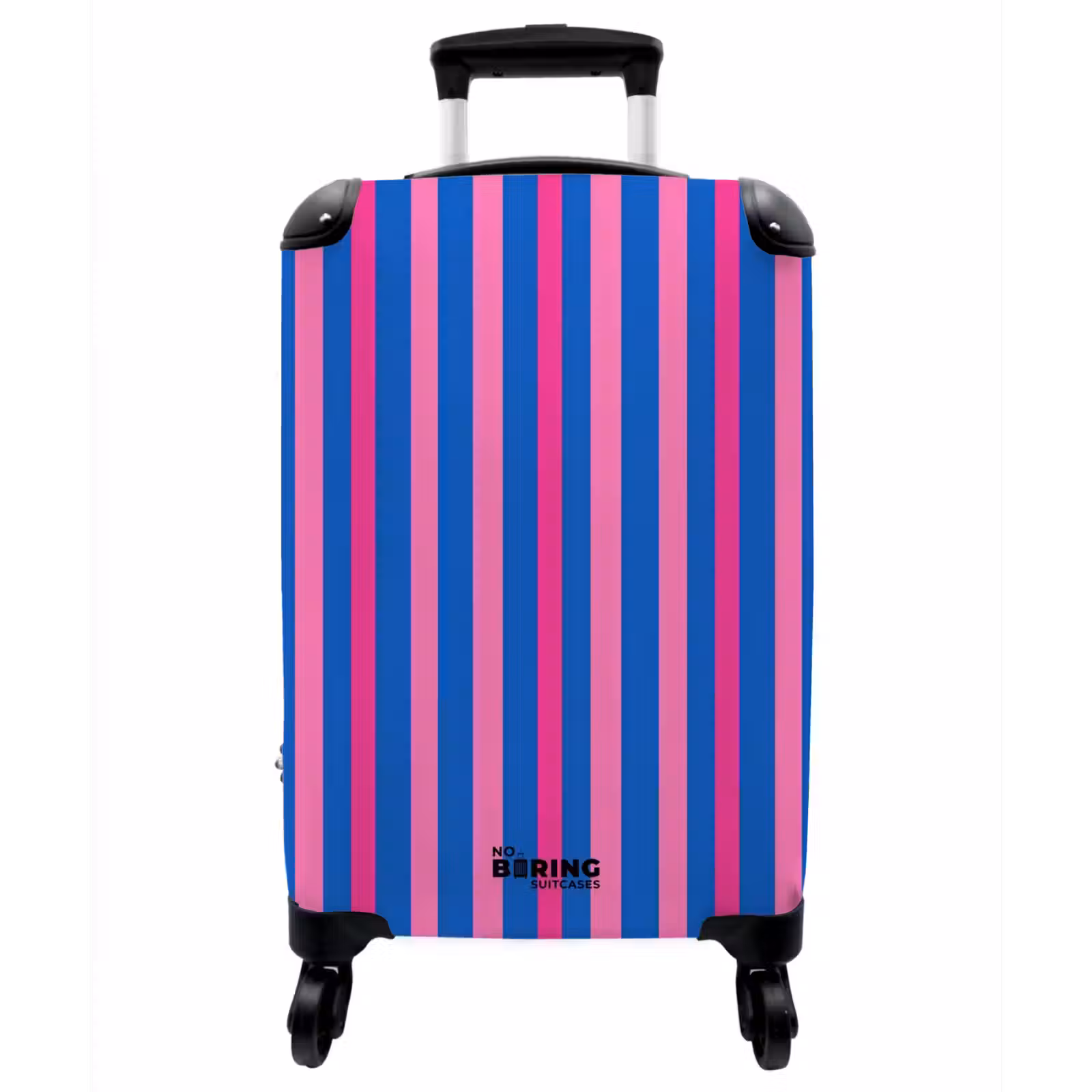 Koffer - Modern – Optisch – Rosa - Modern - Optisch - Roze NBS - Handbagage koffer - Vrouwen middel