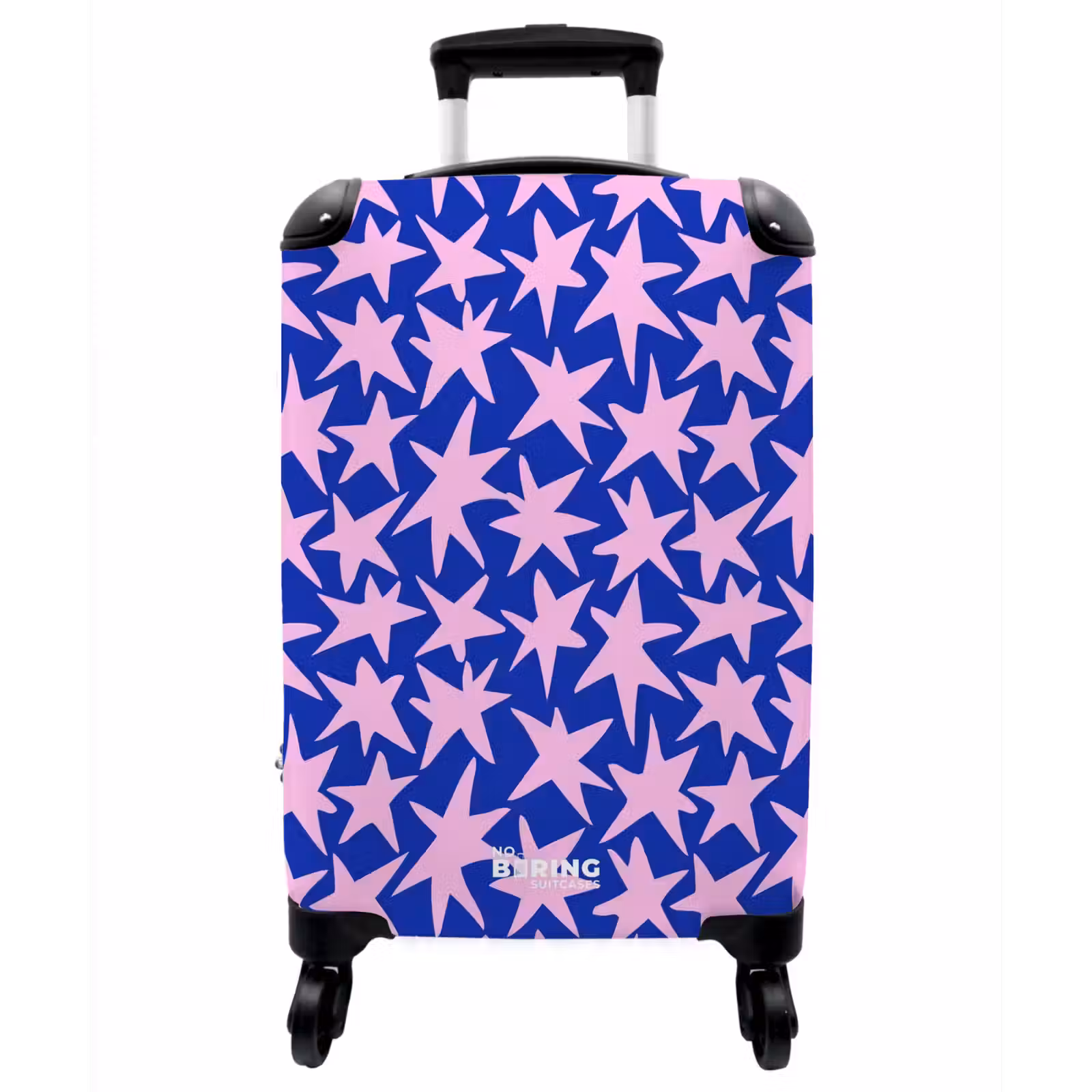 Koffer - Modern – Sterne – Blau - Modern - Sterren - Blauw NBS - Handbagage koffer - Vrouwen middel
