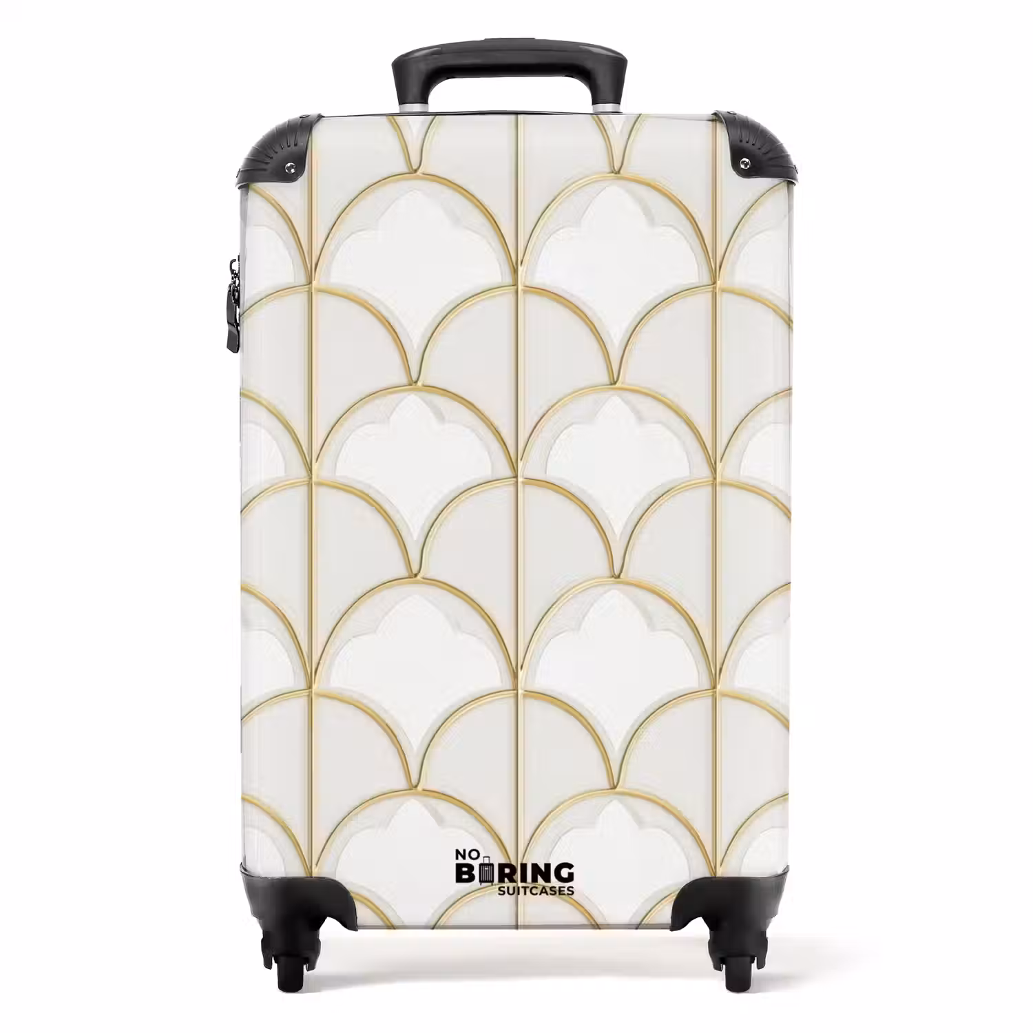Mozaïek - Bogen - Goud NBS - Handbagage koffer - Volwassenen Unisex middel -productfoto_recht