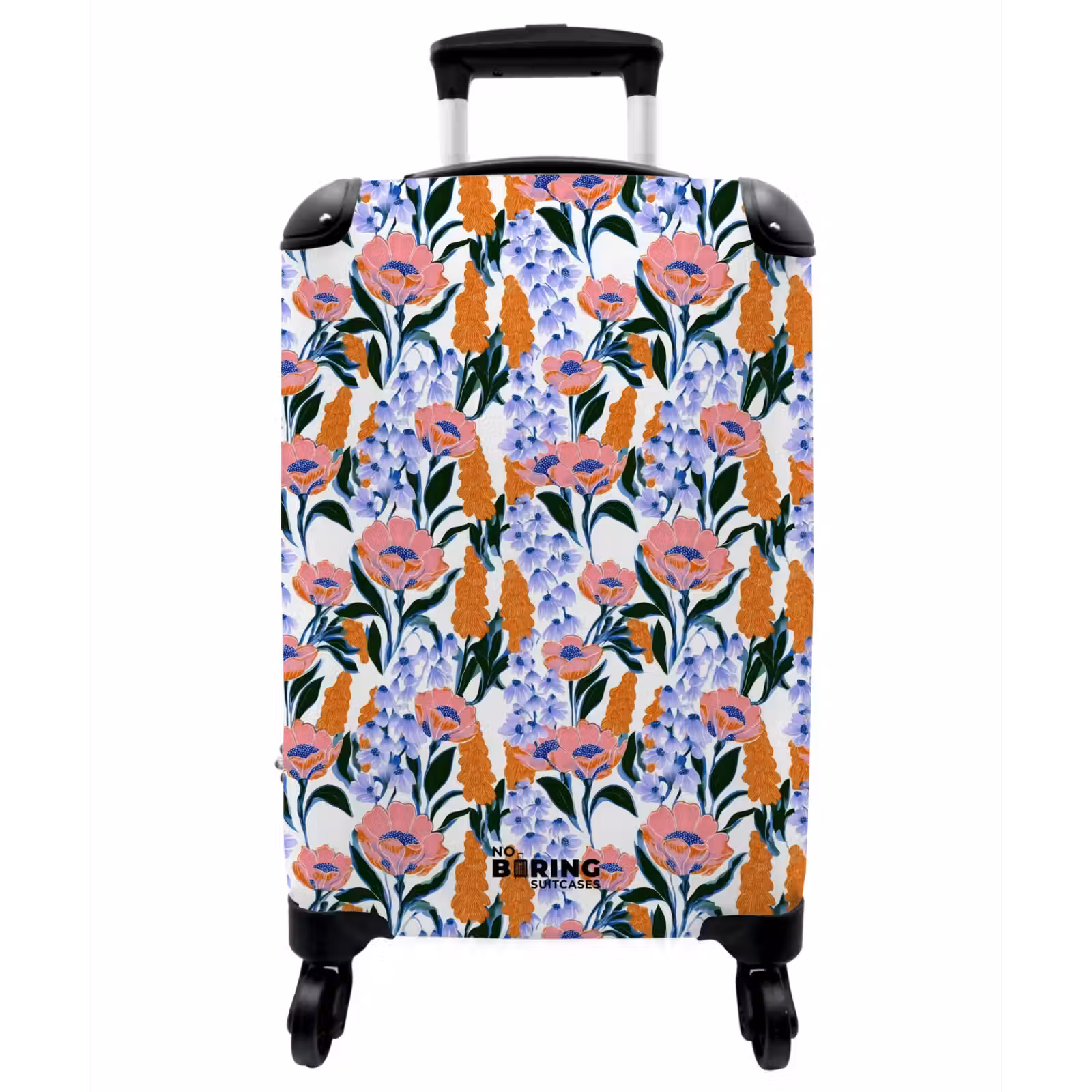 Koffer - Muster – Aquarell – Bunt - Patroon - Aquarel - Kleurrijk NBS - Handbagage koffer - Vrouwen middel