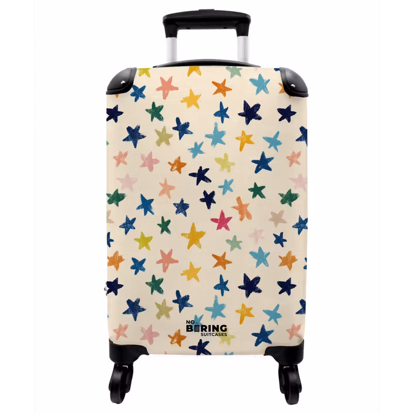 Koffer - Muster – Sterne – Bunt - Patroon - Sterren - Kleurrijk NBS - Handbagage koffer - Vrouwen middel