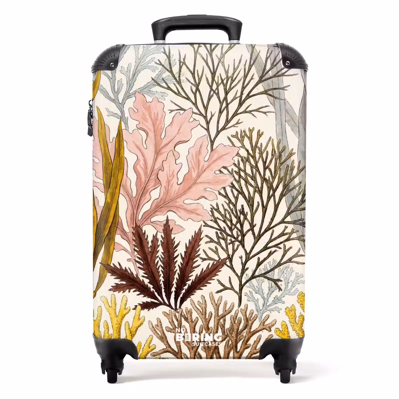 Koffer - Natur – Unterwasser – Botanik – Vintage – Farbenfroh - Natuur - Onderwater - Botanisch - Vintage - Kleurrijk NBS - Handbagage koffer - Volwassenen Unisex middel