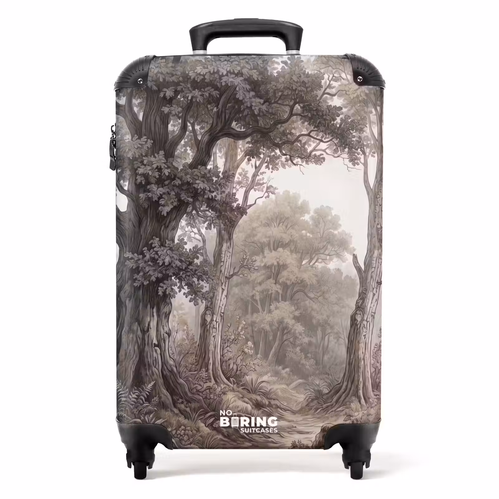 Koffer - Natur – Wald – Eiche - Natuur - Bos - Eik NBS - Handbagage koffer - Volwassenen Unisex middel