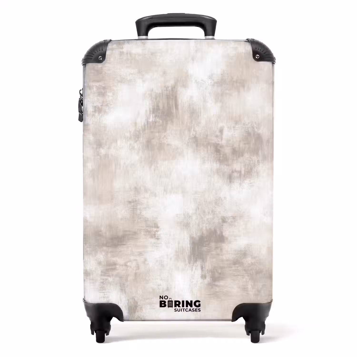 Organisch - Patroon - Gemêleerd NBS - Handbagage koffer - Volwassenen Unisex middel -productfoto_recht