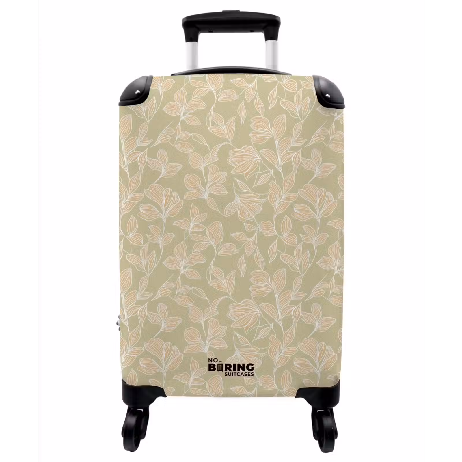 Koffer - Organisch – Subtil – Grün - Organisch - Subtiel - Groen NBS - Handbagage koffer - Vrouwen middel