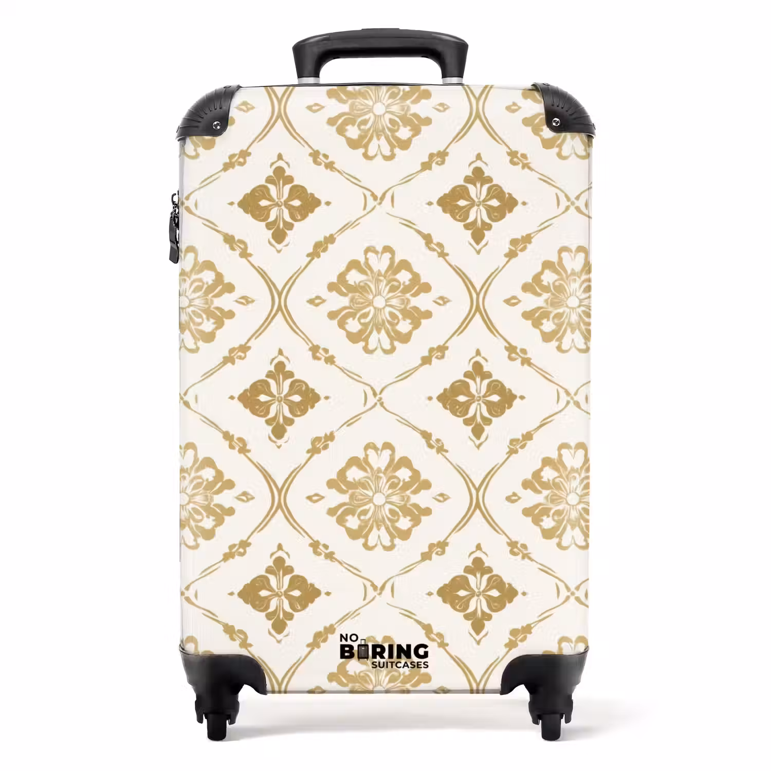Ornament - Klassiek - Goud NBS - Handbagage koffer - Volwassenen Unisex middel -productfoto_recht