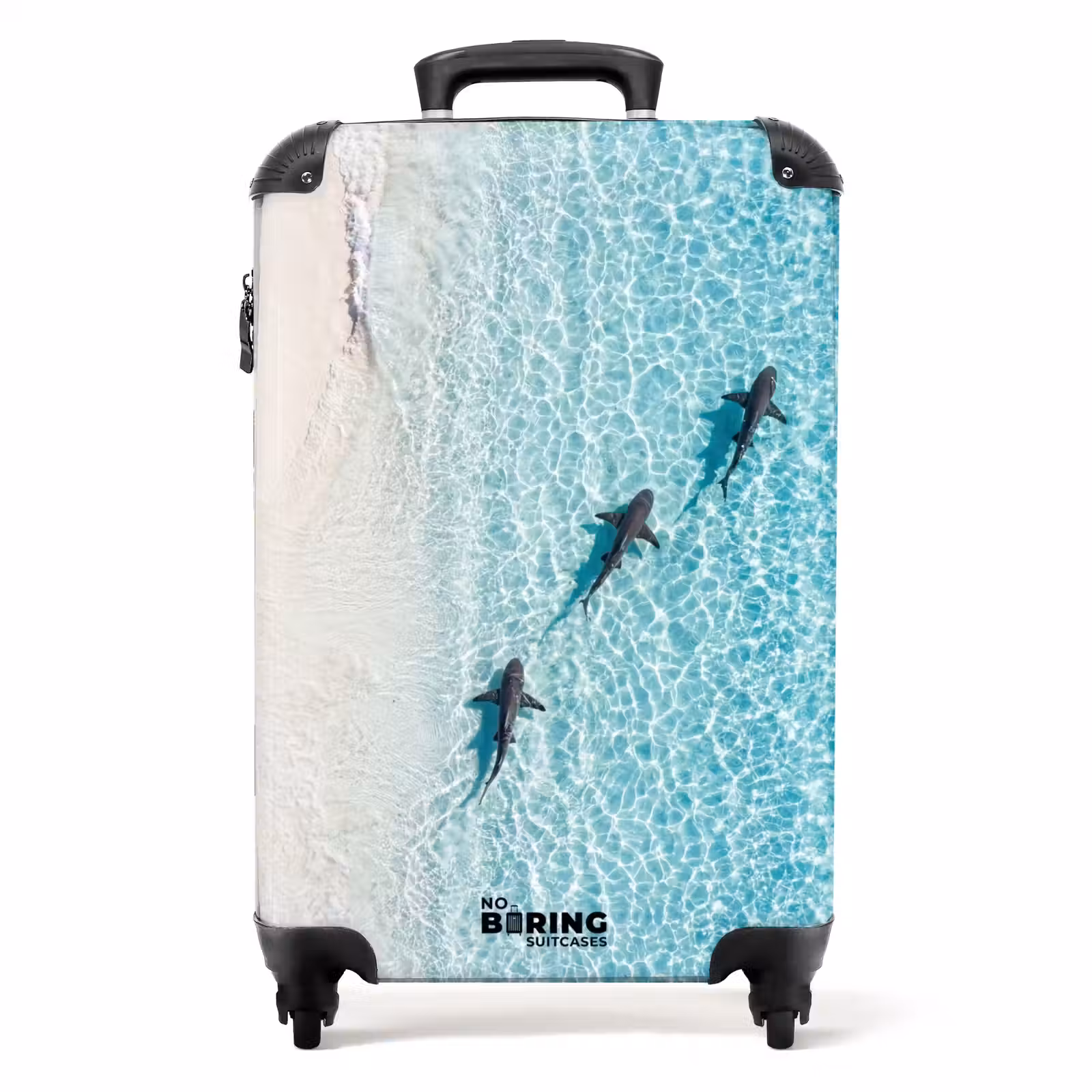 Koffer - Ozean – Strand – Türkis – Natur - Oceaan - Strand - Turquoise - Natuur NBS - Handbagage koffer - Volwassenen Unisex middel