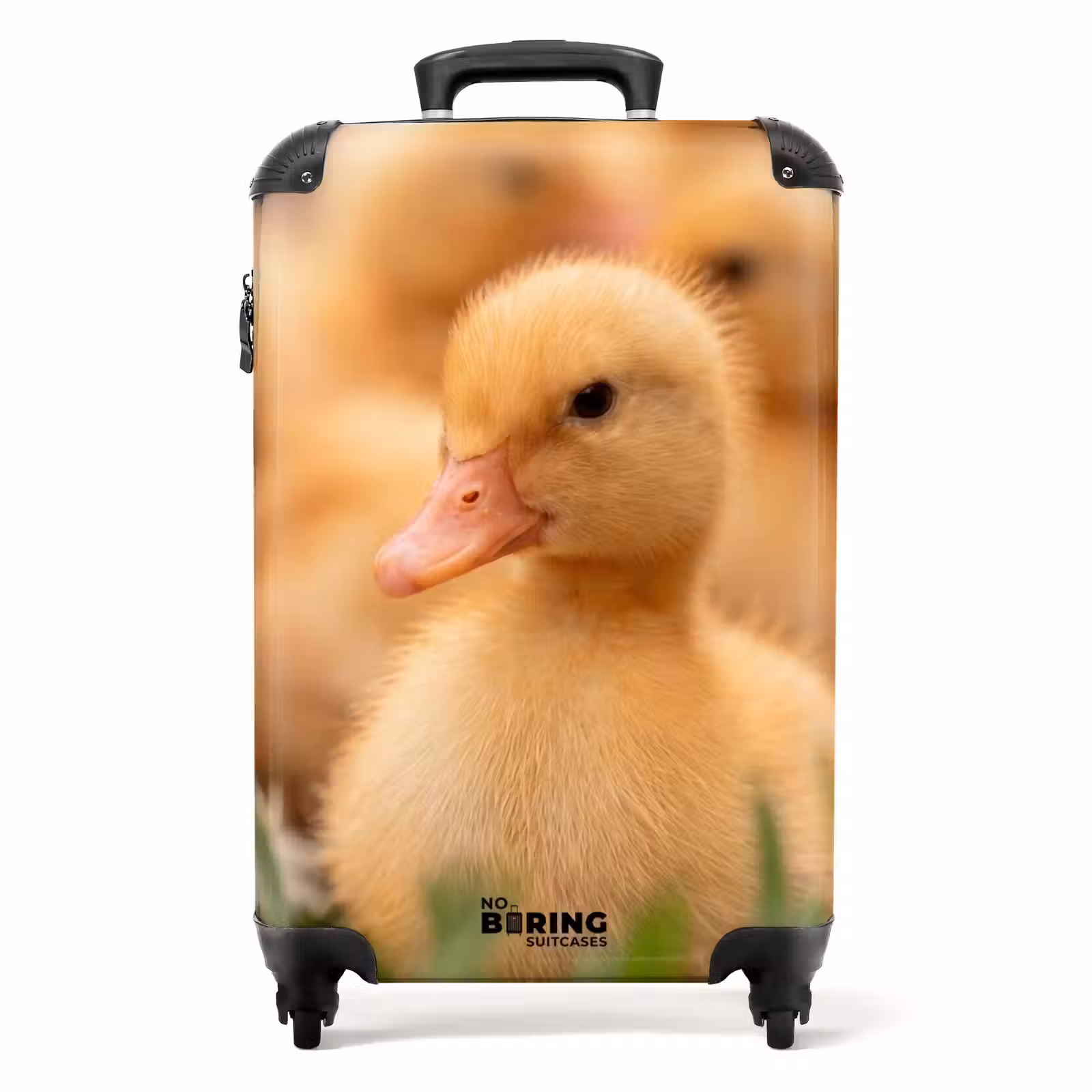 Koffer - Pfeil – Ente – Natur – Gelb - Pijltje - Eend - Natuur - Geel NBS - Handbagage koffer - Volwassenen Unisex middel