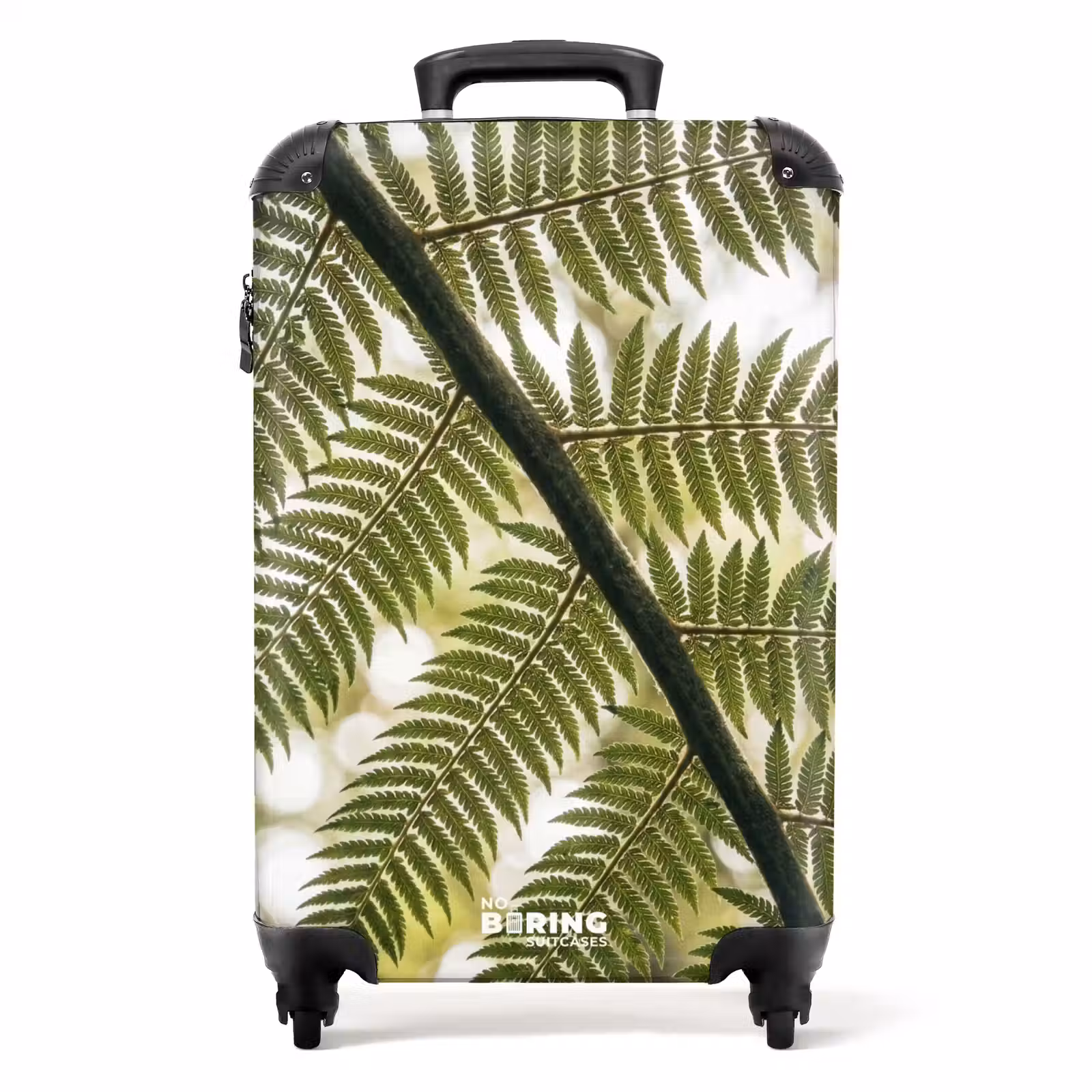 Koffer - Pflanze – Blatt – Natur – Grün – Detail - Plant - Blad - Natuur - Groen - Detail NBS - Handbagage koffer - Volwassenen Unisex middel