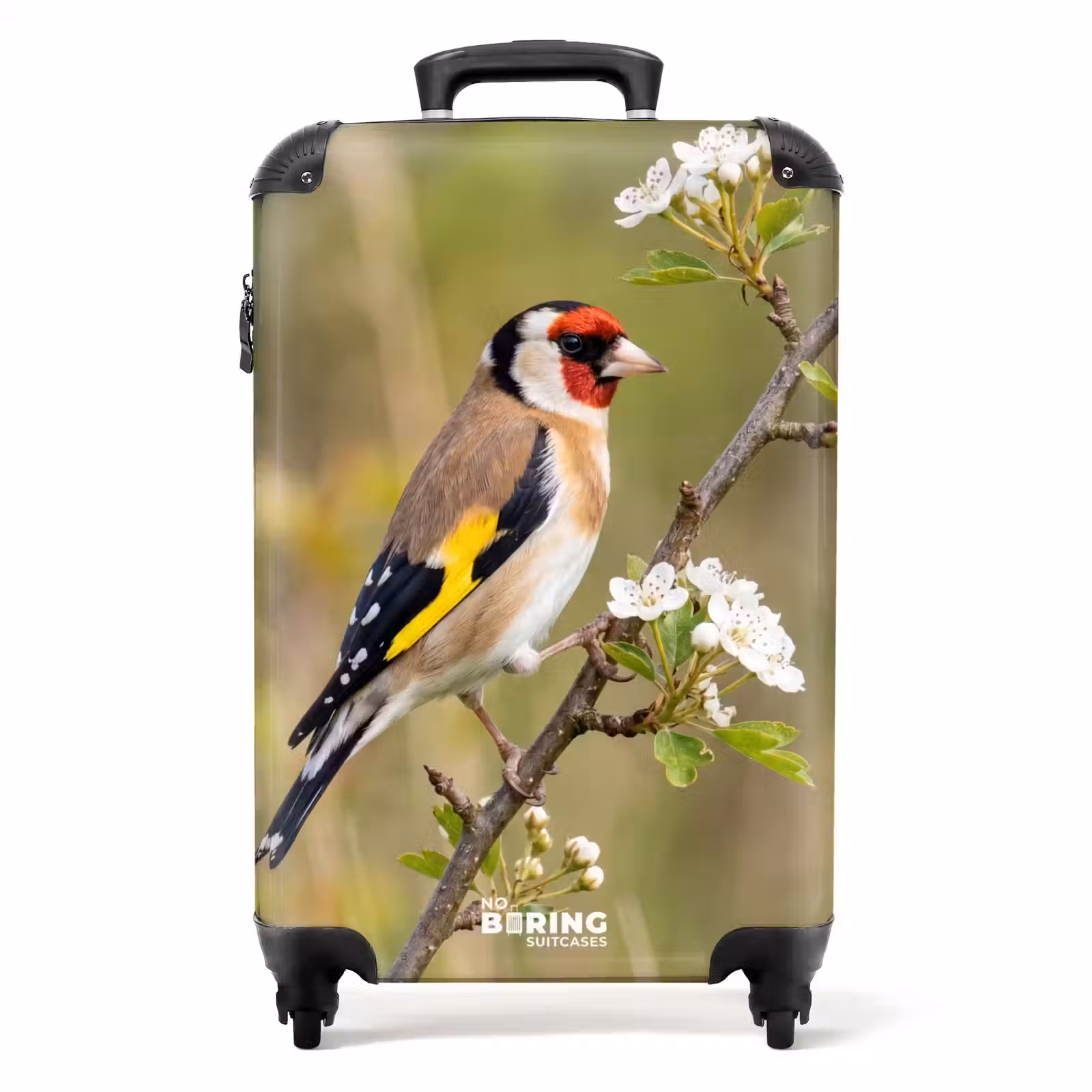 Koffer - Putter – Blüten – Frühling – Natur – Farbenfroh - Putter - Bloesem - Lente - Natuur - Kleurrijk NBS - Handbagage koffer - Volwassenen Unisex middel