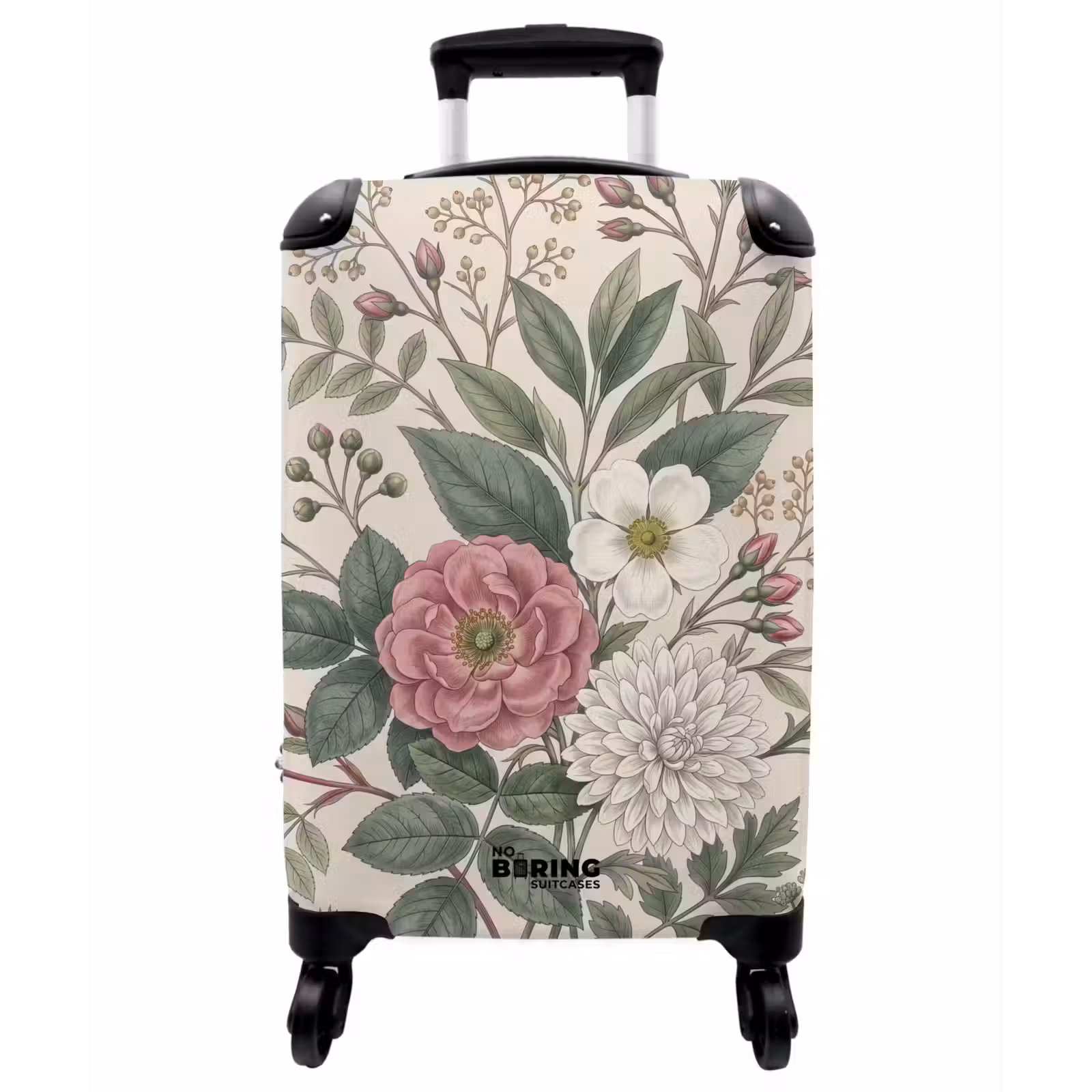 Koffer - Romantisch – Design – Farbenfroh - Romantisch - Design - Kleurrijk NBS - Handbagage koffer - Vrouwen middel