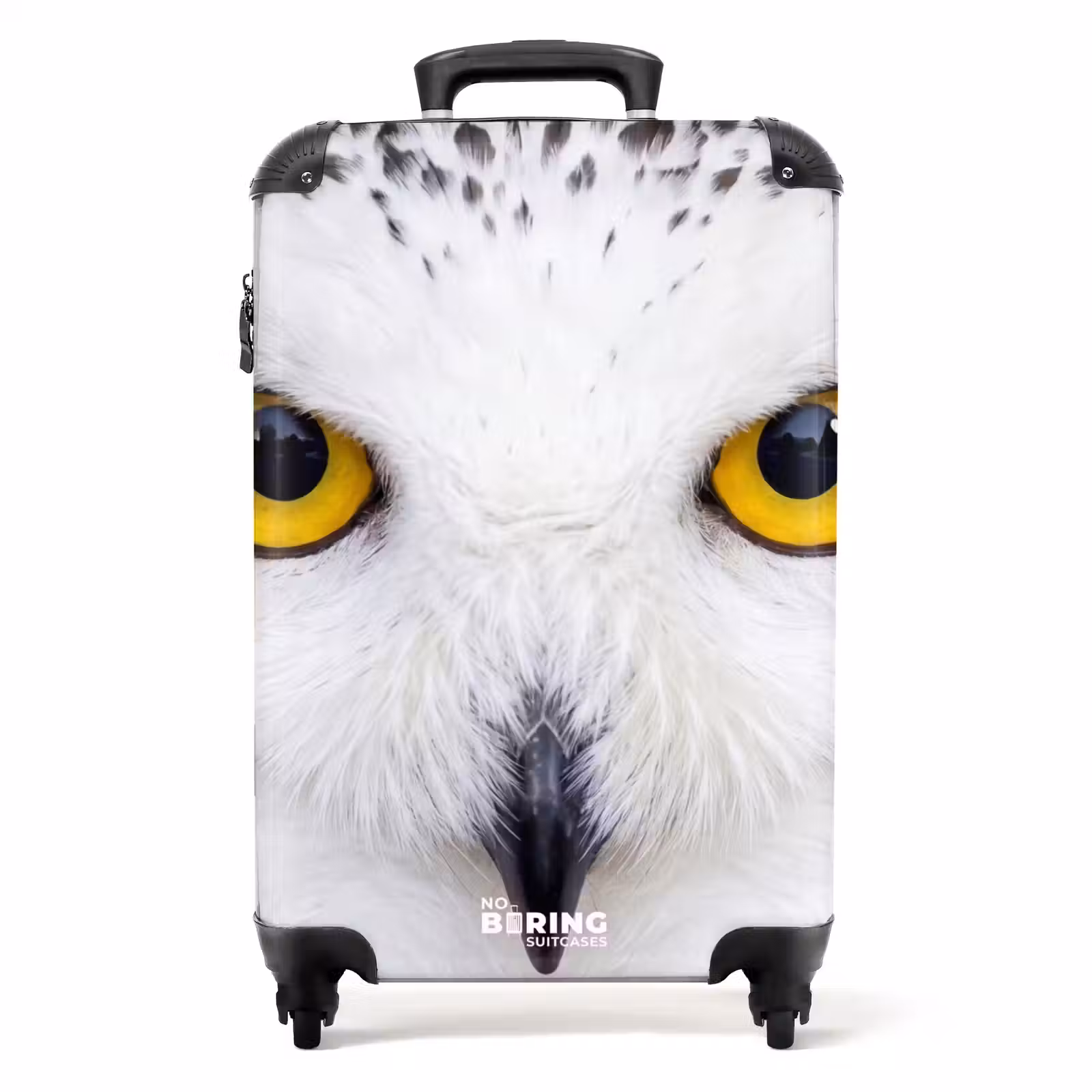 Koffer - Schnee-Eule – Porträt – Gelb - Sneeuwuil - Portret - Geel NBS - Handbagage koffer - Volwassenen Unisex middel