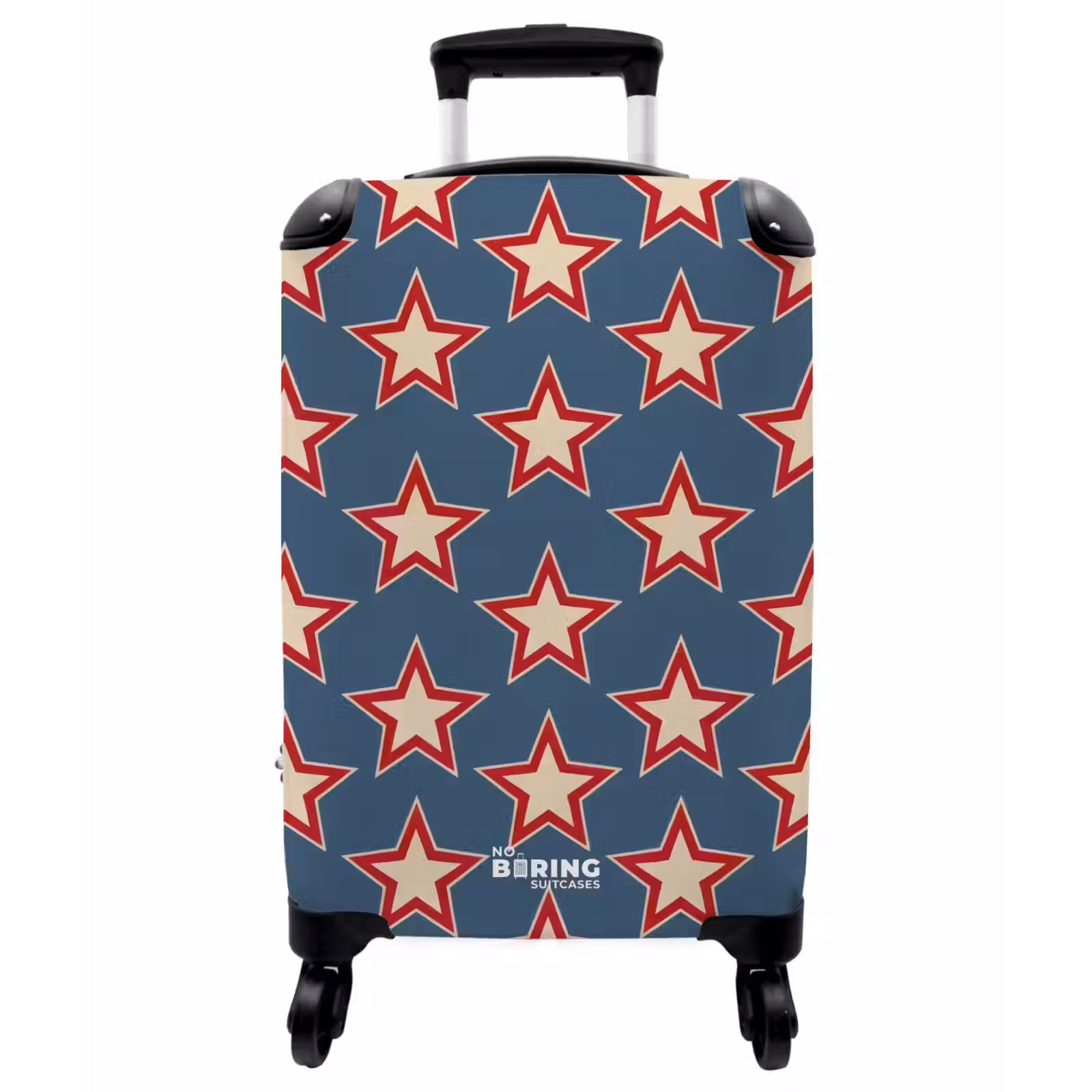 Koffer - Stern – Klassisch – Blau - Ster - Klassiek - Blauw NBS - Handbagage koffer - Vrouwen middel