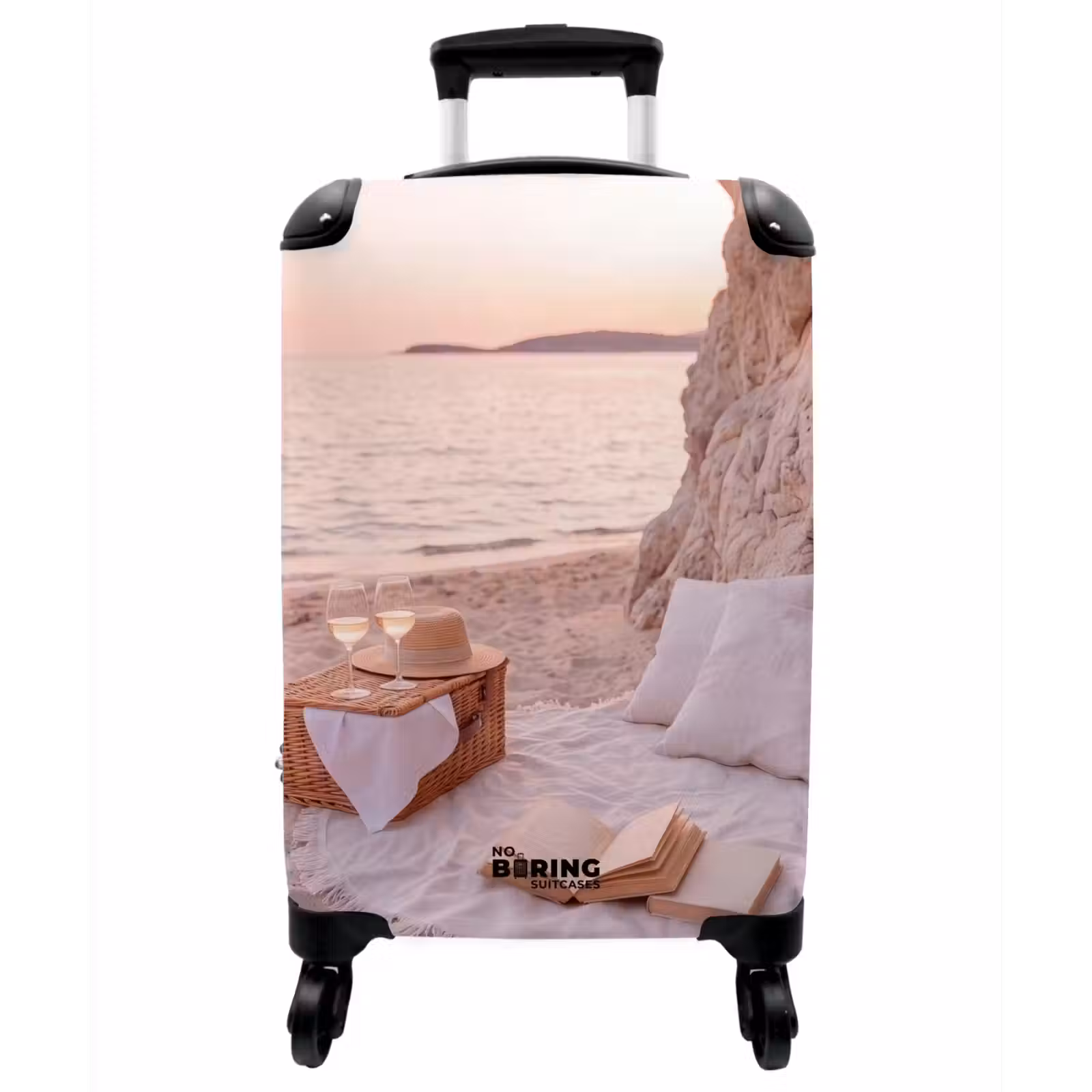 Koffer - Strand – Picknick – Sonnenuntergang – Sommer – Natur - Strand - Picknick - Zonsondergang - Zomer - Natuur NBS - Handbagage koffer - Vrouwen middel