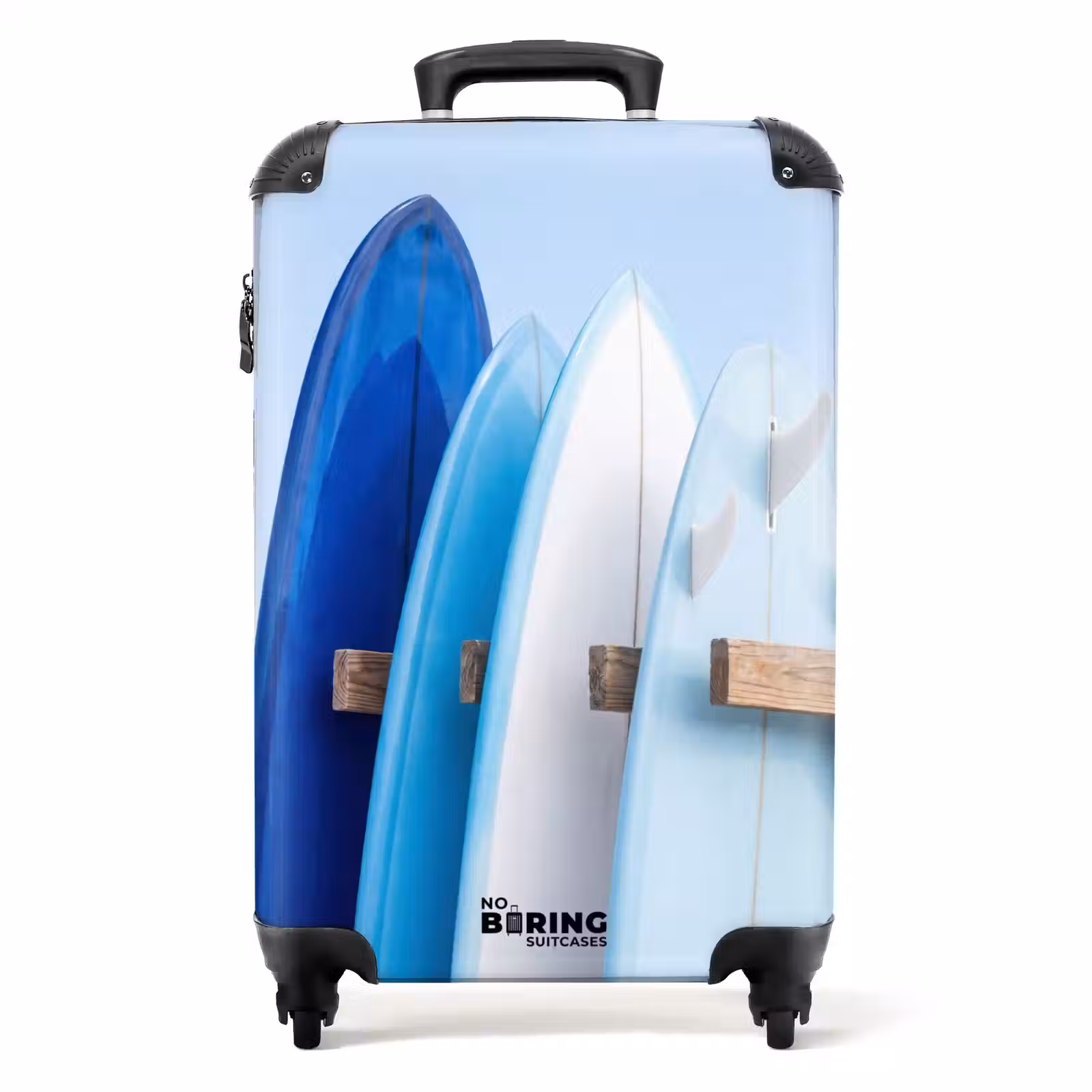Koffer - Surfbrett – Strand – Sommer – Blau – Wasser - Surfplank - Strand - Zomer - Blauw - Water NBS - Handbagage koffer - Volwassenen Unisex middel