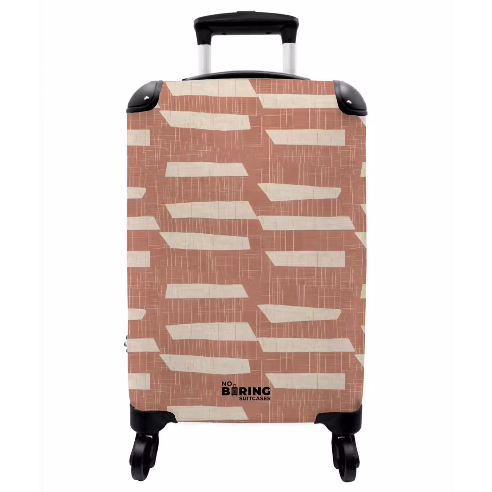 Koffer - Terrakotta – Abstrakt – Textur – Muster - Terracotta - Abstract - Textuur - Patroon NBS - Handbagage koffer - Vrouwen middel