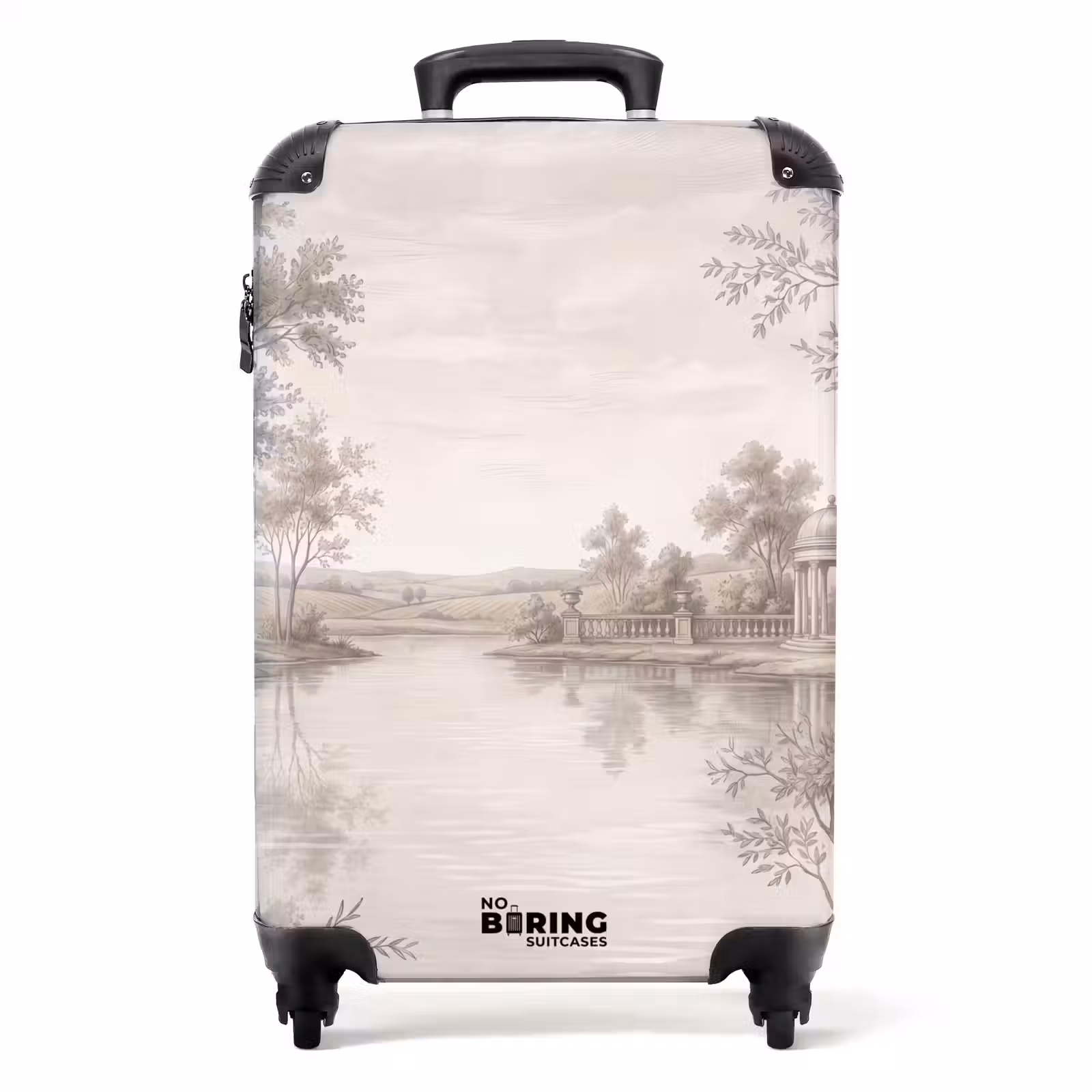 Koffer - Terrasse – Wasser – Natur – Landschaft - Terras - Water - Natuur - Landschap NBS - Handbagage koffer - Volwassenen Unisex middel