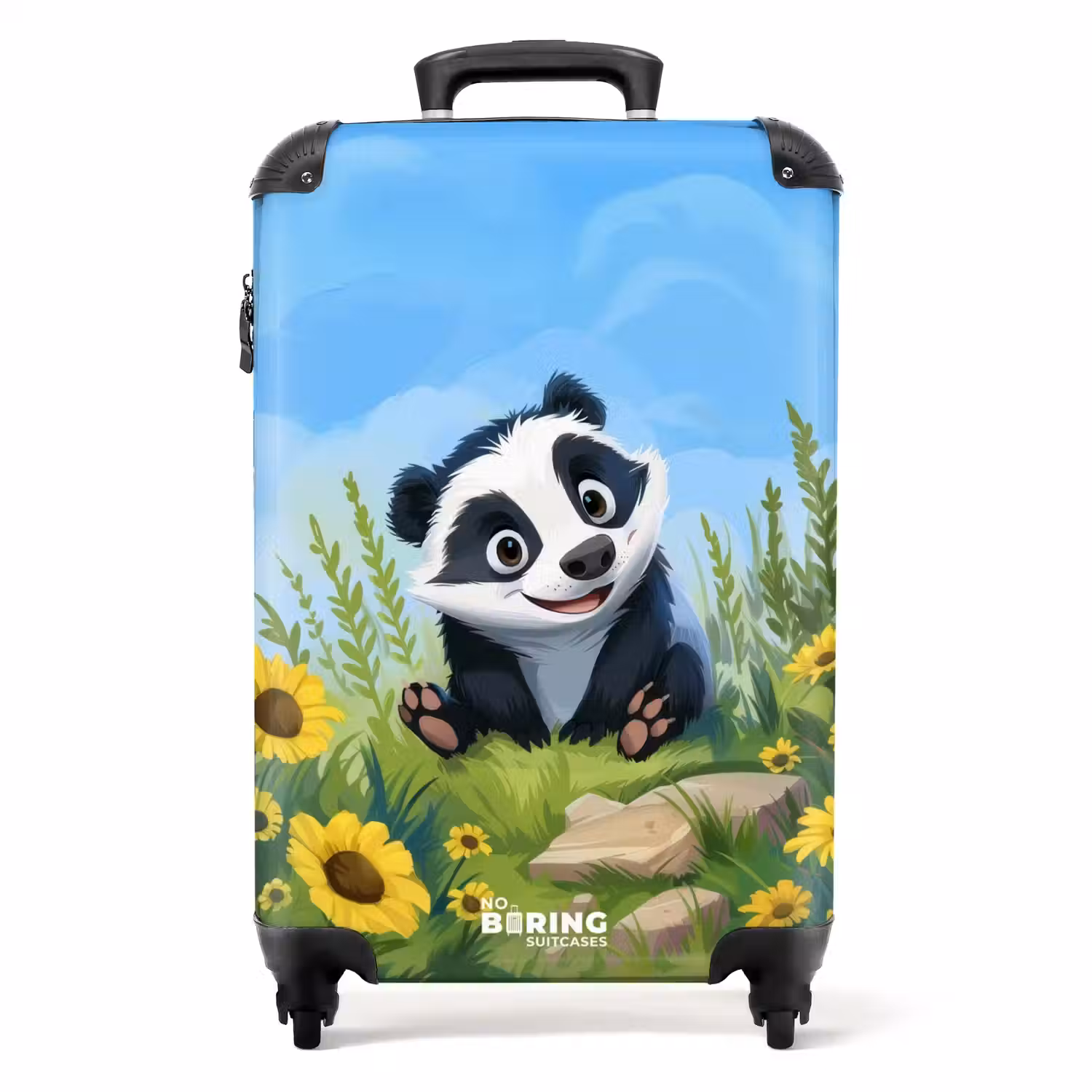 Willem wasbeer NBS - Handbagage koffer - Unisex middel -productfoto_recht
