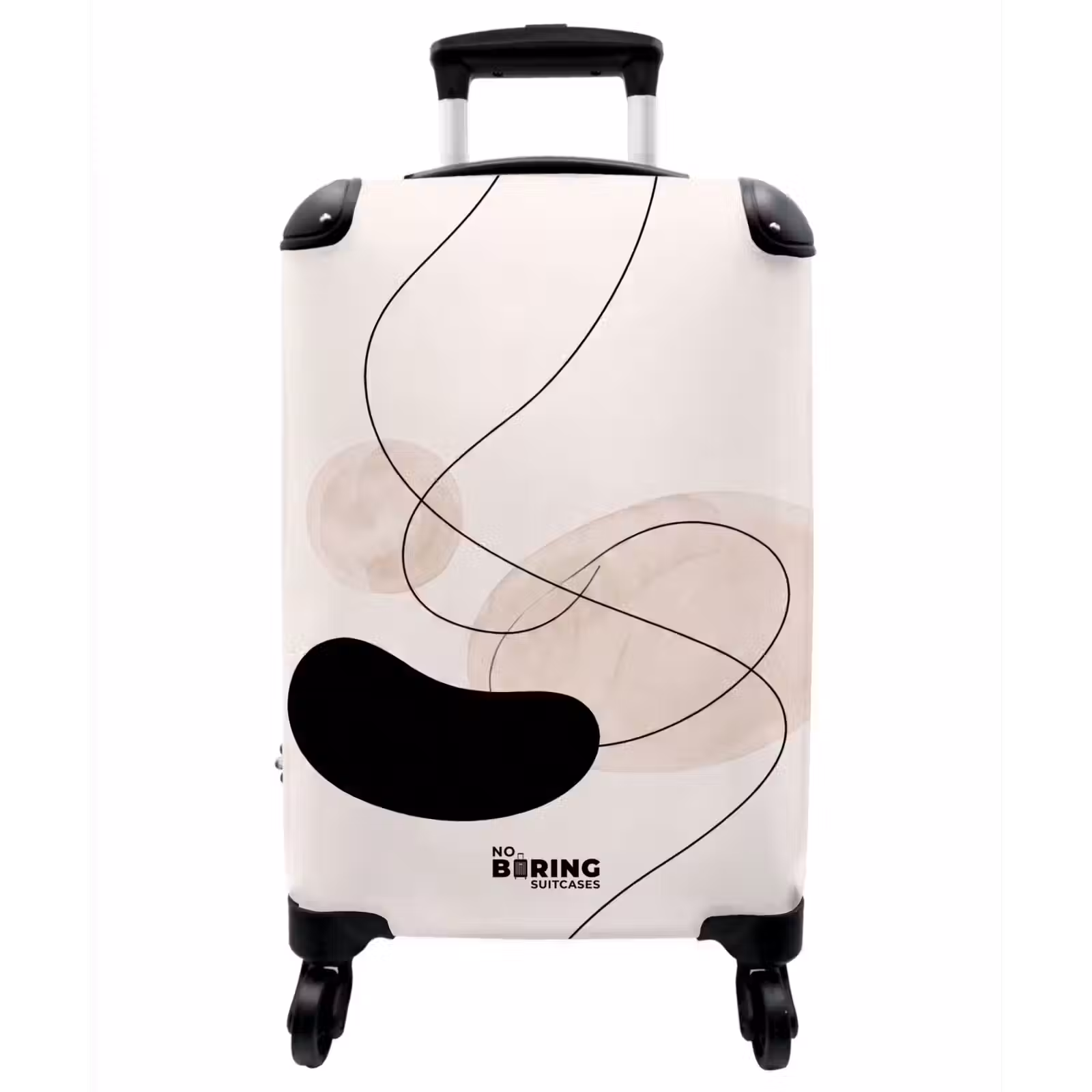 Koffer - Zusammenfassung – Formen – Kunst - Abstract - Vormen - Kunst NBS - Handbagage koffer - Vrouwen middel