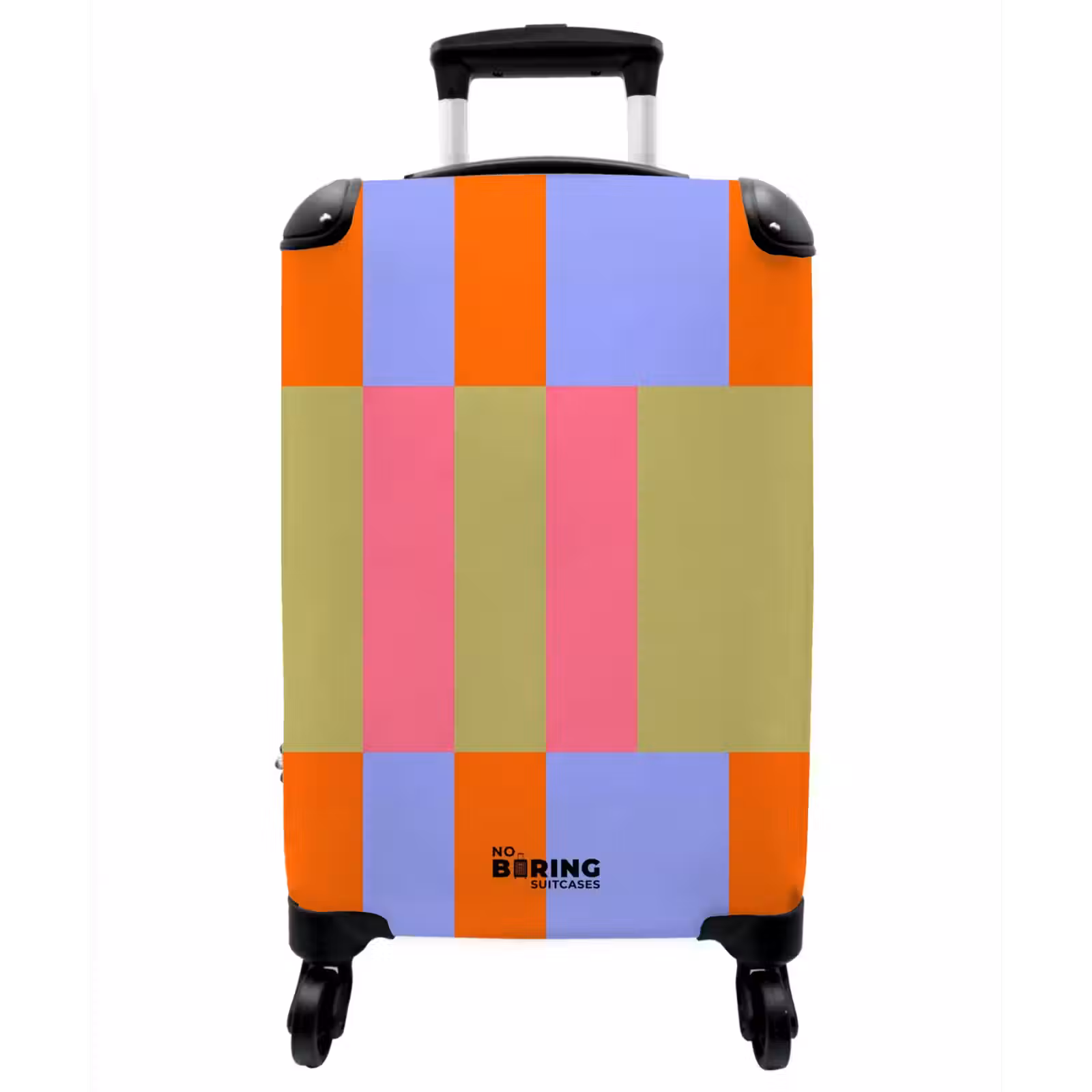 Koffer - Zusammenfassung – Muster – Geometrisch – Farbenfroh – Modern - Abstract - Patroon - Geometrisch - Kleurrijk - Modern NBS - Handbagage koffer - Vrouwen middel