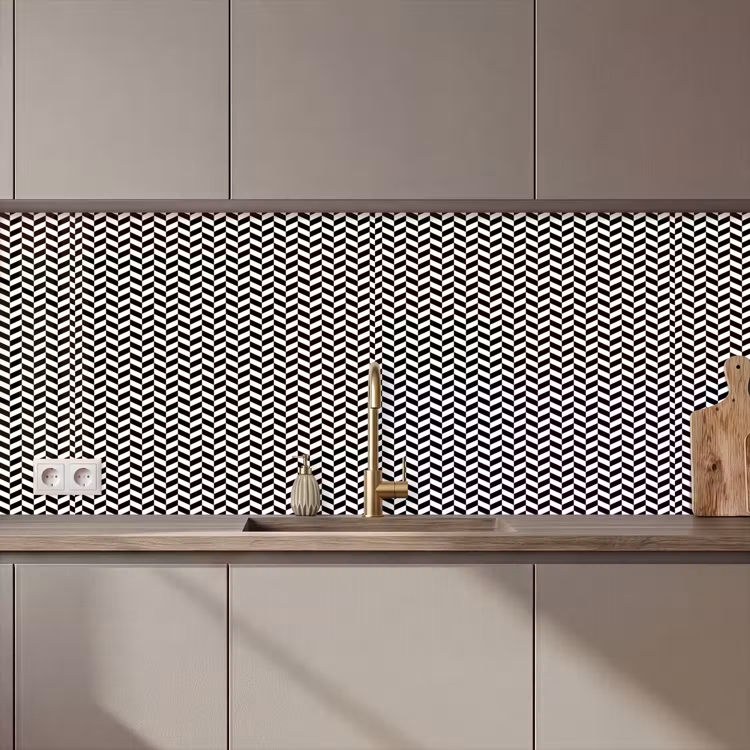 Abstract - Patronen - Design - Lijn keuken achterwand 2 middel 871 zz_3dshopping