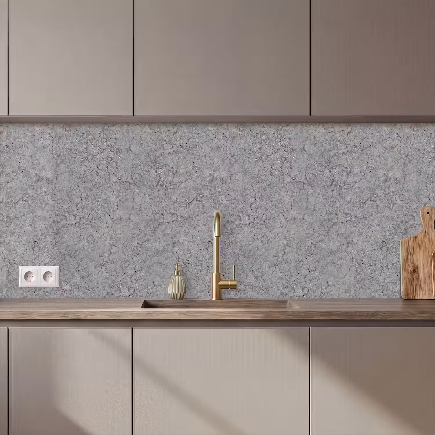 Beton - Muur - Patronen - Industrieel keuken achterwand 2 middel 871 zz_3dshopping