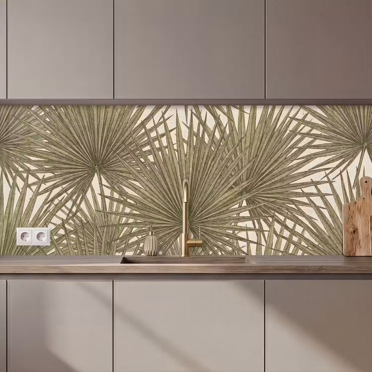 Blad - Tropisch - Patroon - Natuur - Groen keuken achterwand 2 middel zz_3dshopping
