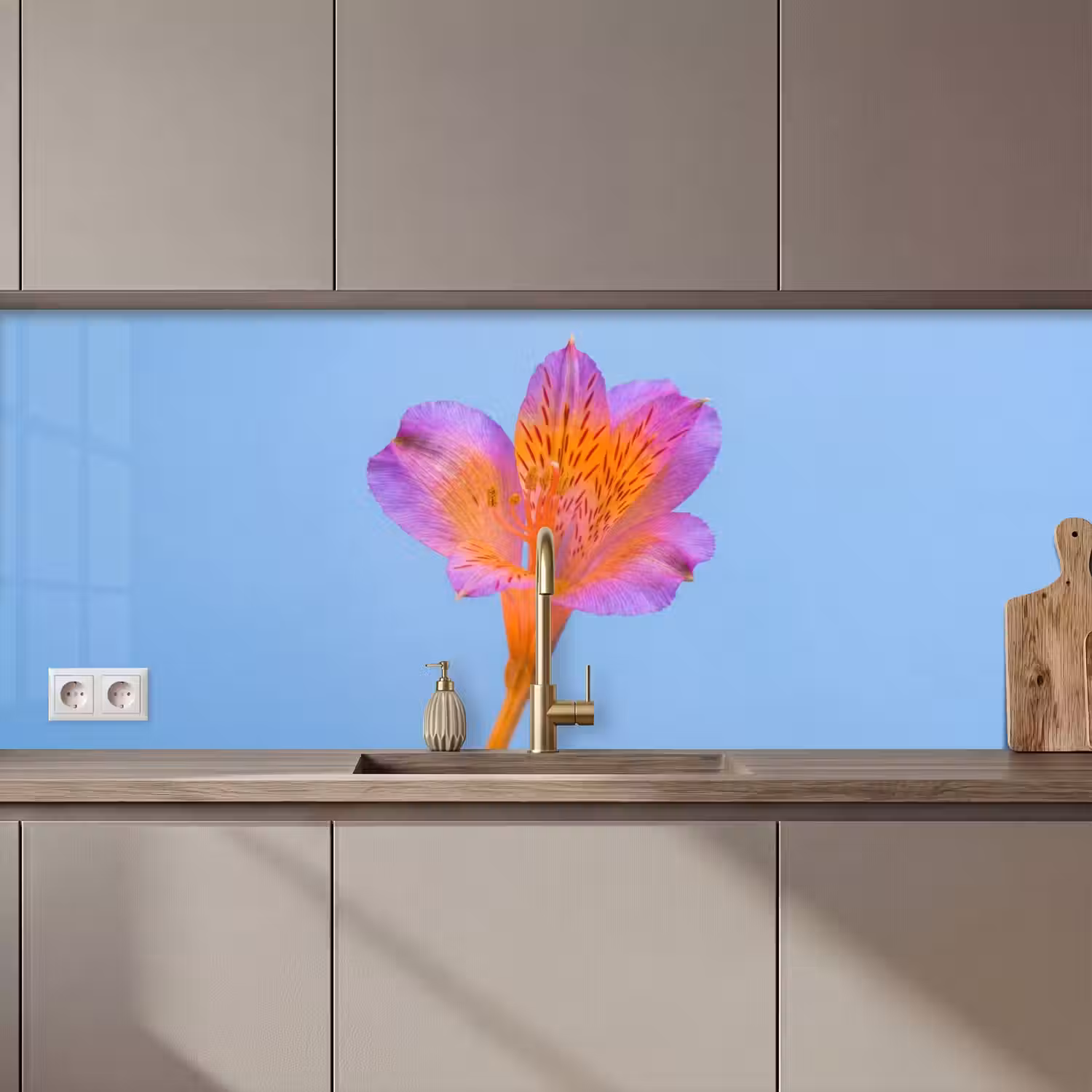 Bloem - Detail - Kleurrijk keuken achterwand 2 middel zz_3dshopping