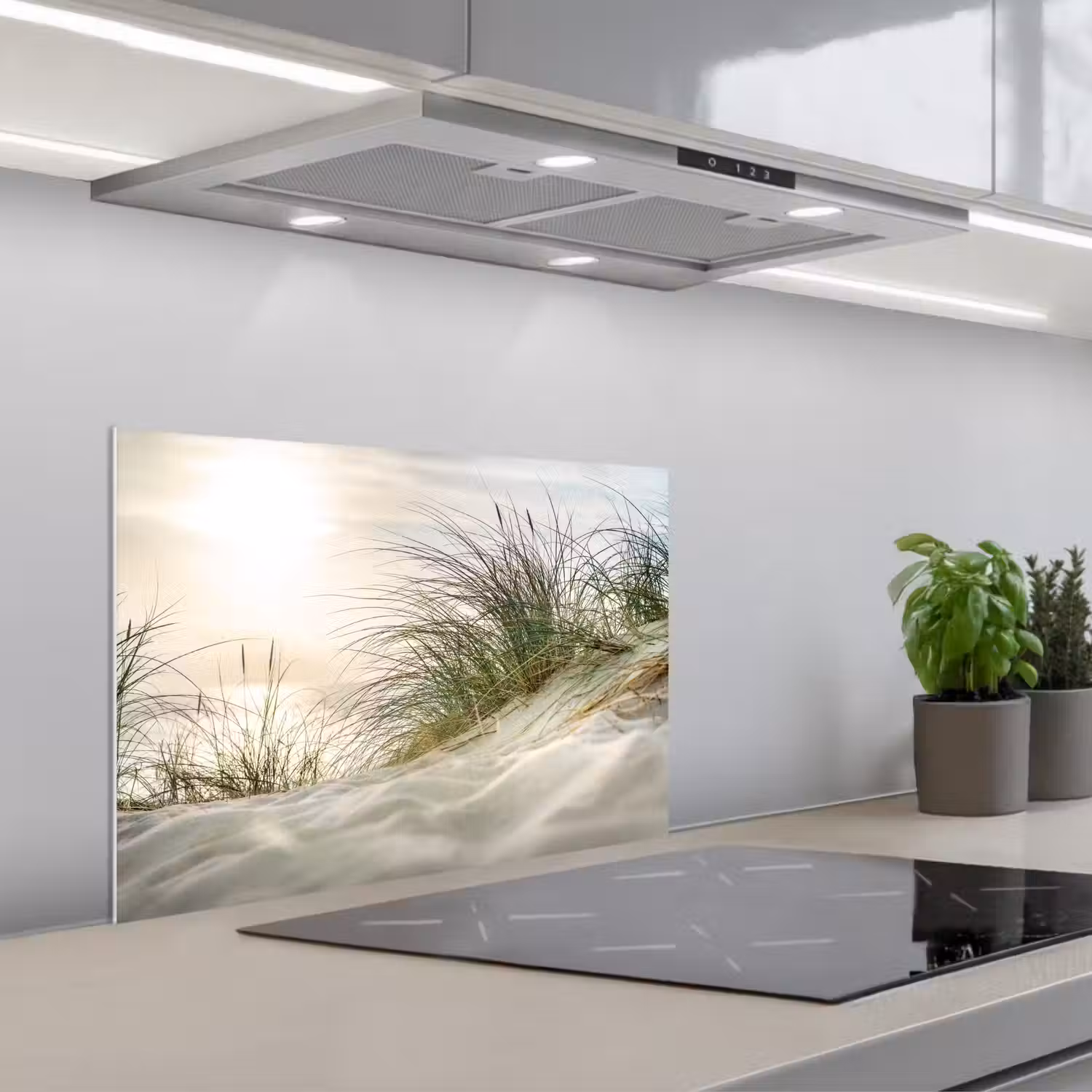 Duin - Waddeneilanden - Water keuken achterwand spatscherm klein -3d_schuin