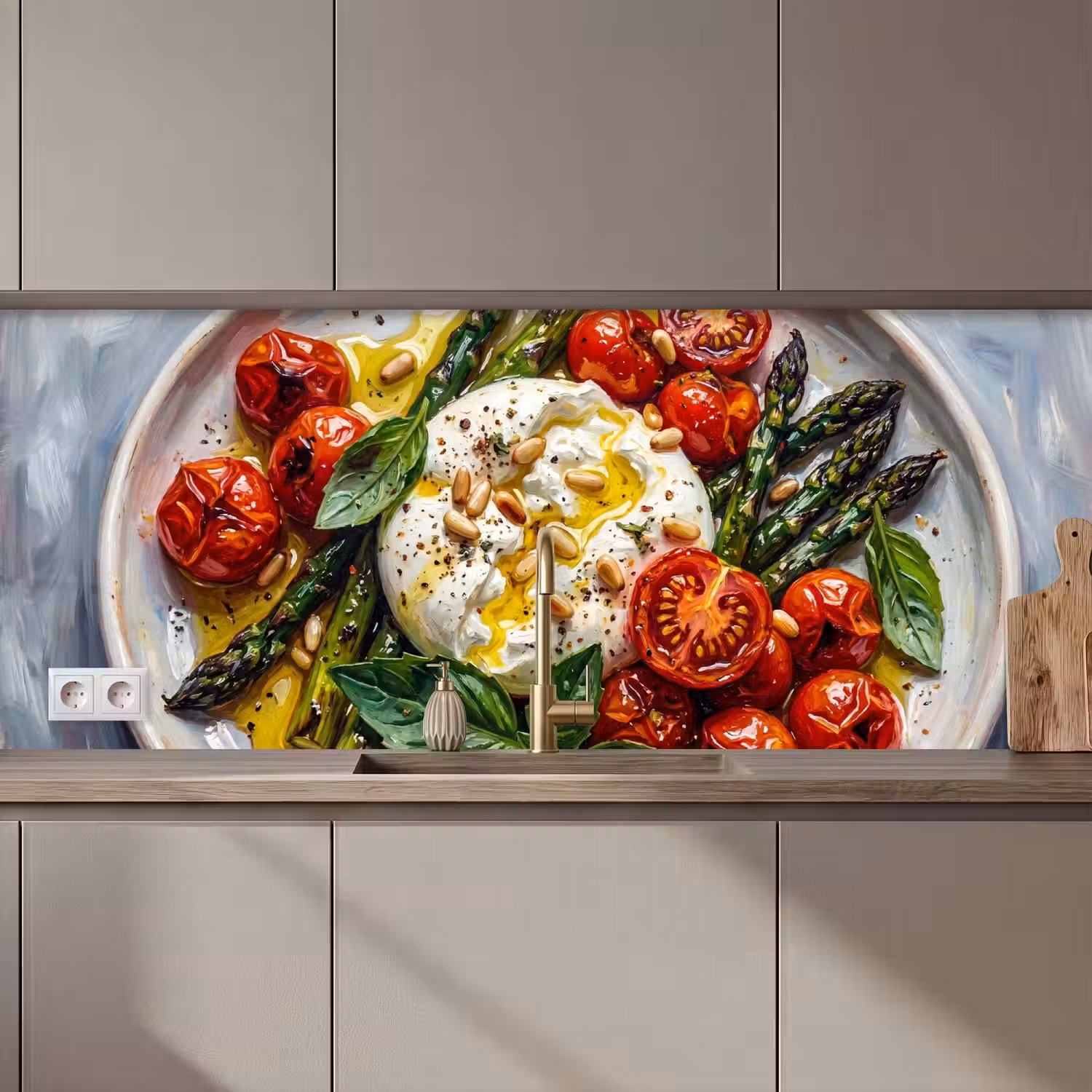 Eten - Groenten - Kaas - Modern - Vers keuken achterwand 2 middel zz_3dshopping