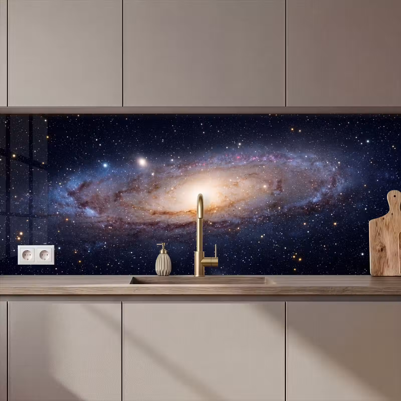 Küchenrückwand - Galaxie – Weltraum – Kosmos - Sterrenstelsel - Ruimte - Kosmos keuken achterwand 2 middel zz_3dshopping