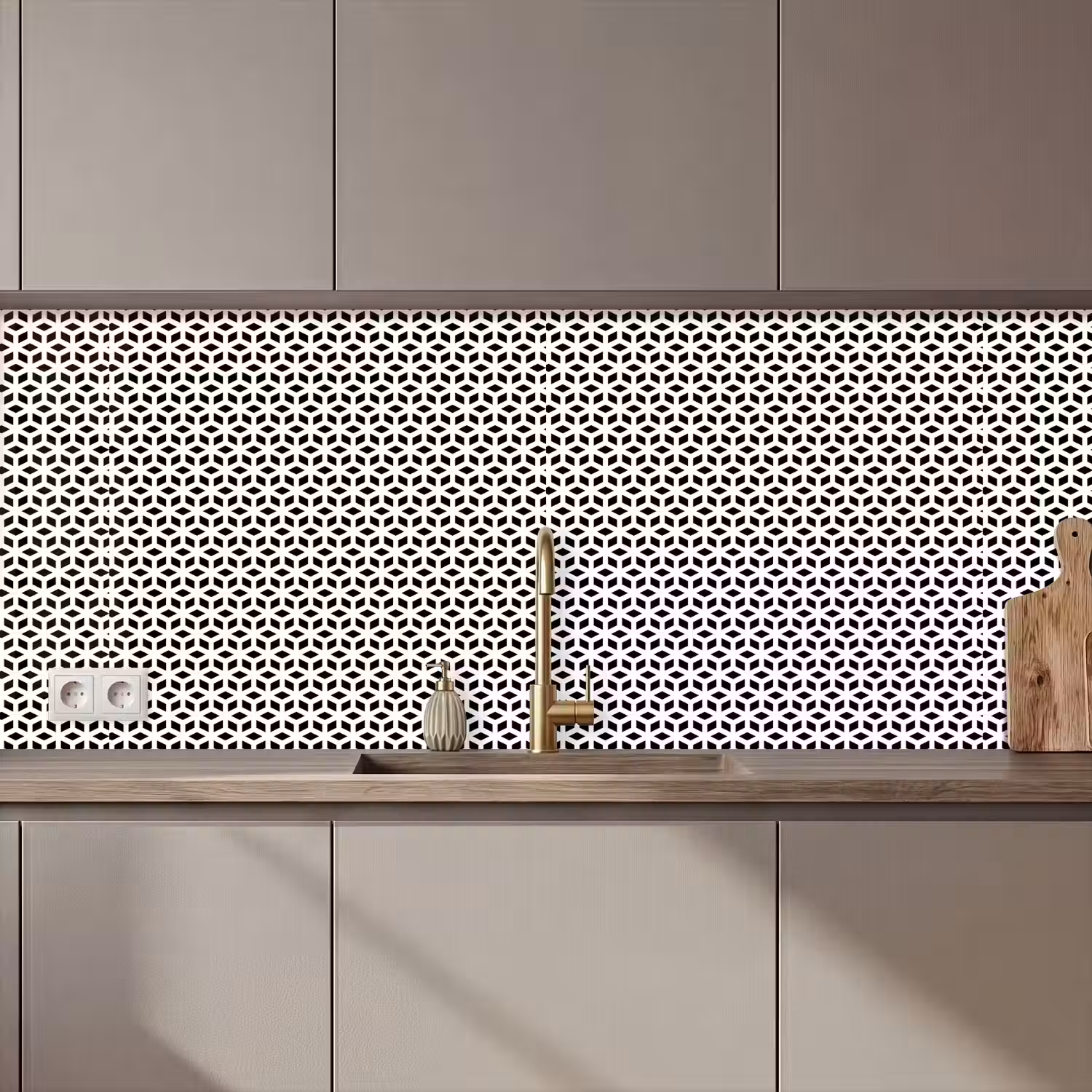 Geometrie - Lijn - Abstract - Patroon keuken achterwand 2 middel 871 zz_3dshopping
