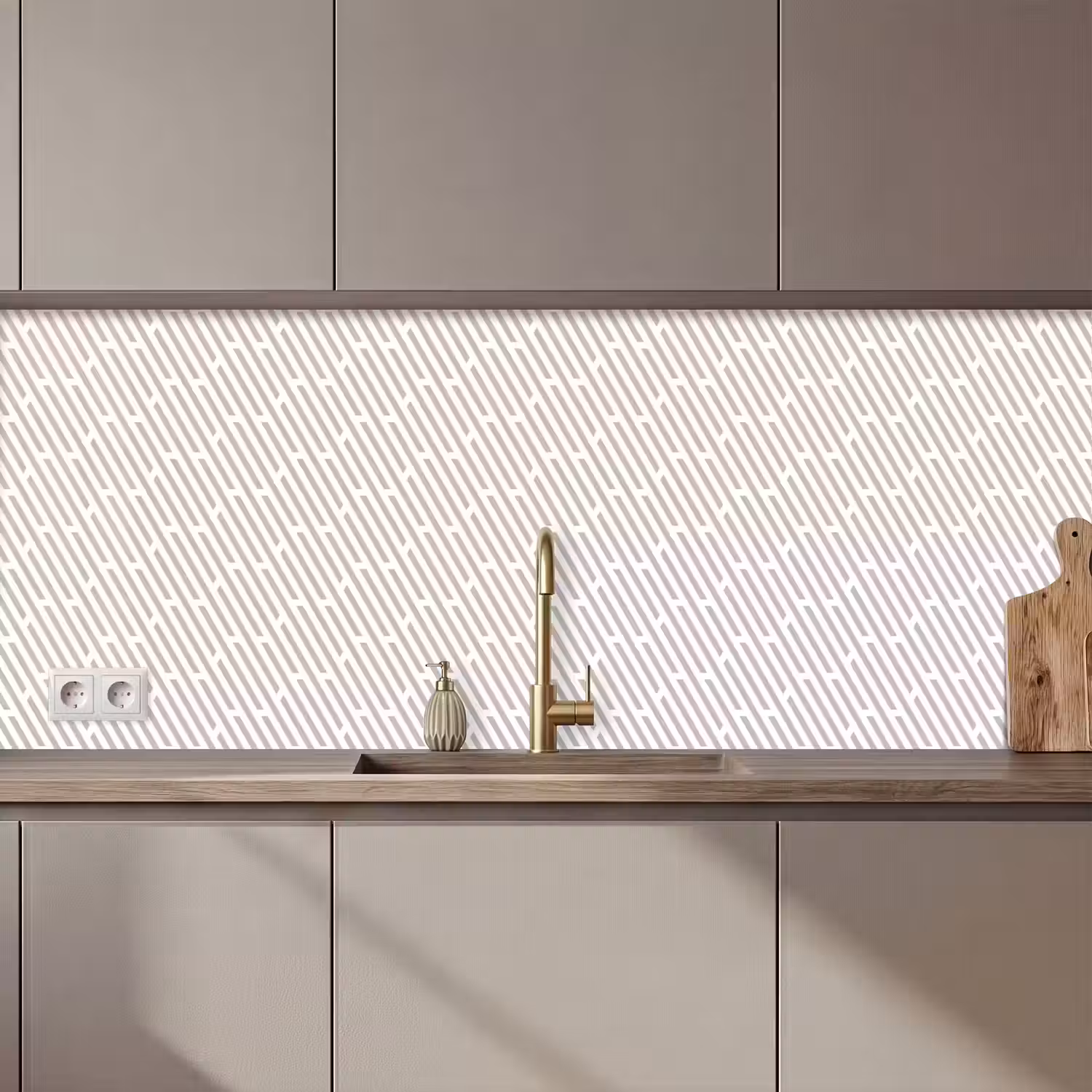 Grafisch - Patroon - Modern keuken achterwand 2 middel 871 zz_3dshopping