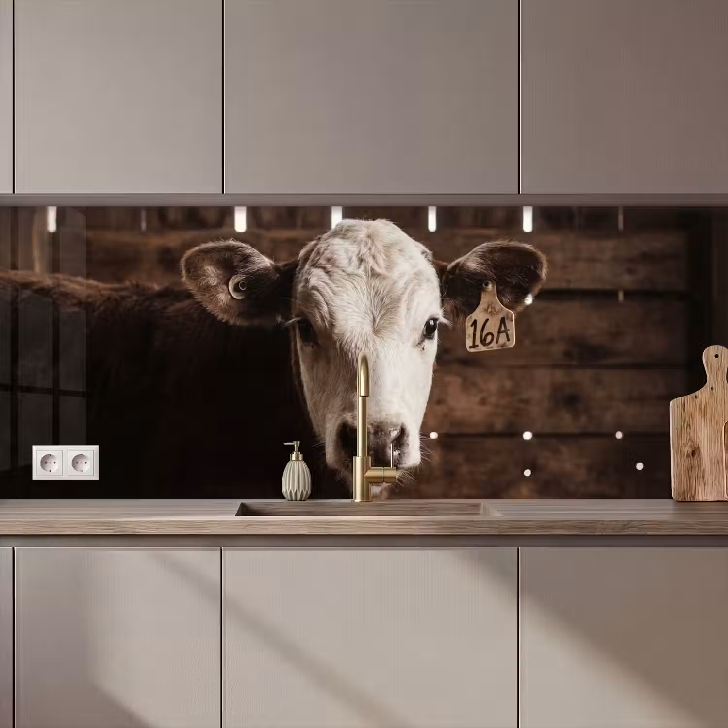 Kalf - Oormerk - Houten stal keuken achterwand 2 middel zz_3dshopping