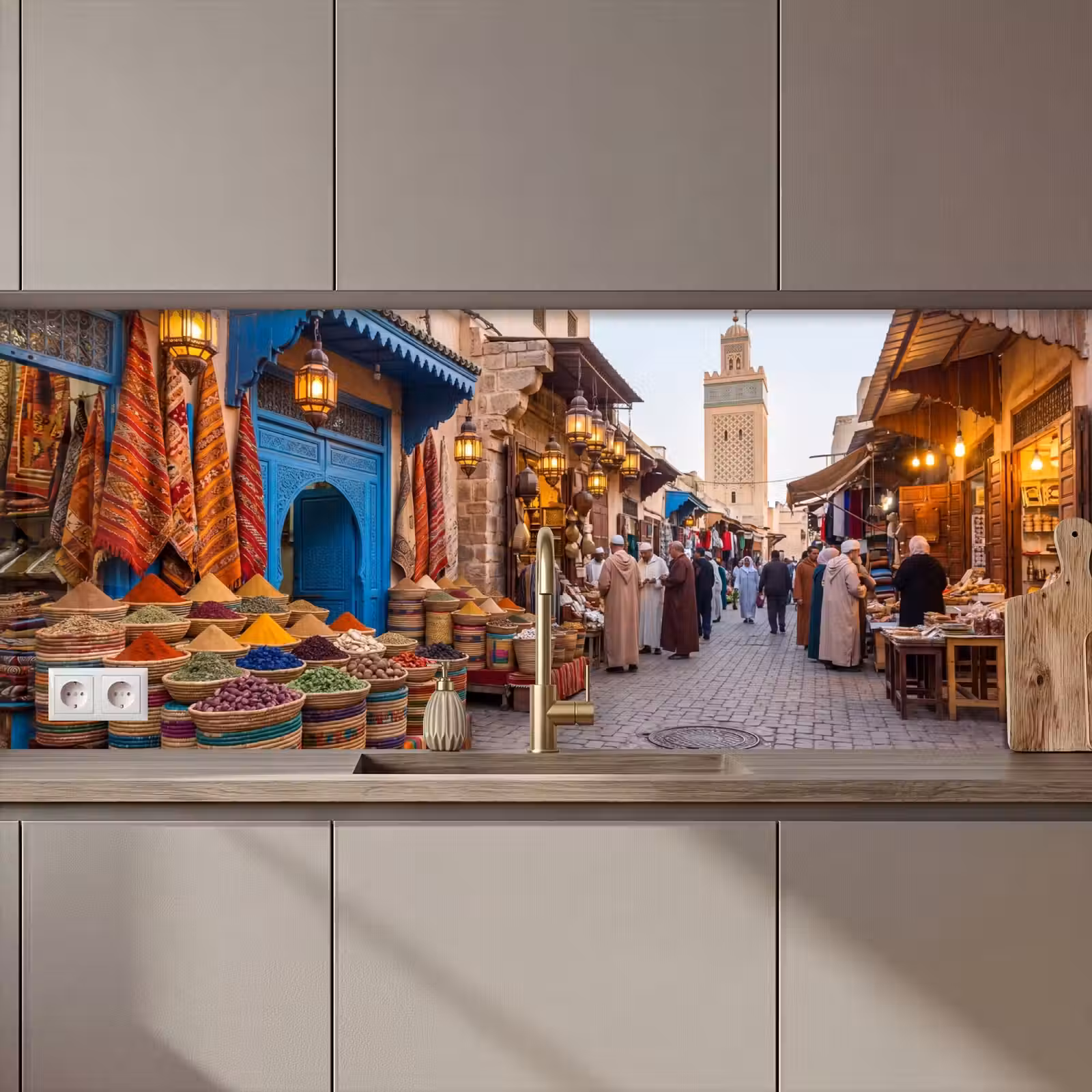Küchenrückwand - Markt – Orientalisch – Farbenfroh - Markt - Oosters - Kleurrijk keuken achterwand 2 middel zz_3dshopping