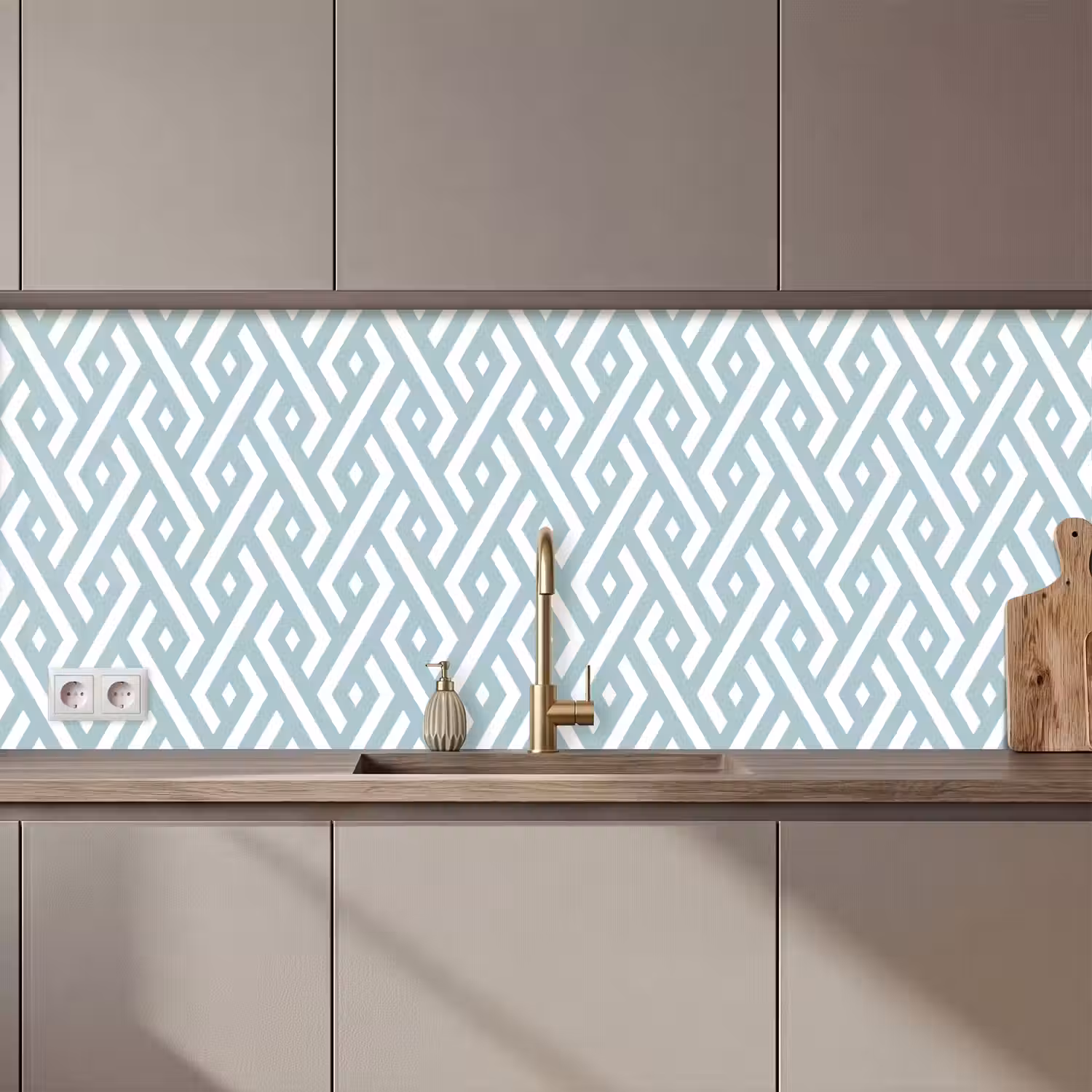 Patronen - Abstract - Geometrie keuken achterwand 2 middel 871 zz_3dshopping