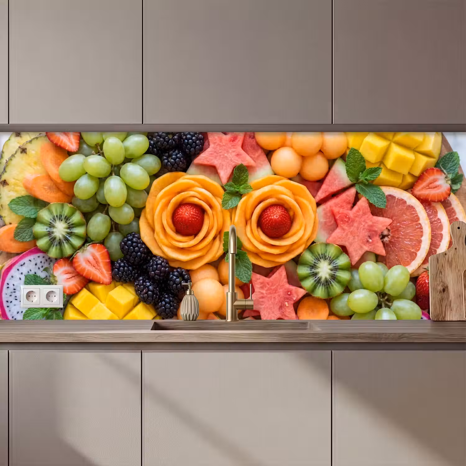 Fruit - Variatie - Kleurrijk - Vers - Eten keuken achterwand 2 middel zz_3dshopping