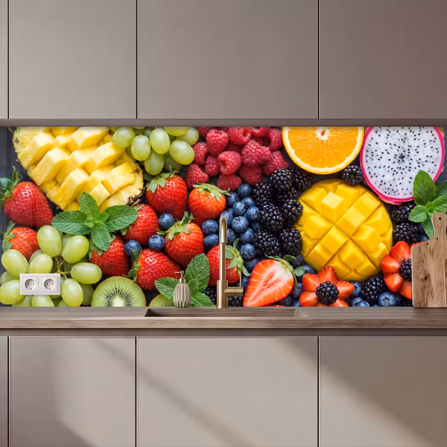 Fruit - Vers - Kleurrijk - Eten keuken achterwand 2 middel zz_3dshopping