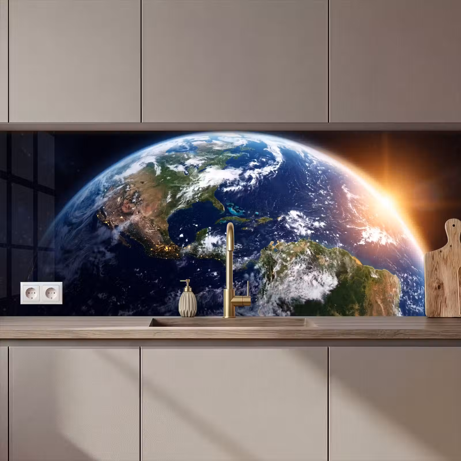 Küchenrückwand - Planet – Weltraum – Kosmos - Planeet - Ruimte - Kosmos keuken achterwand 2 middel zz_3dshopping