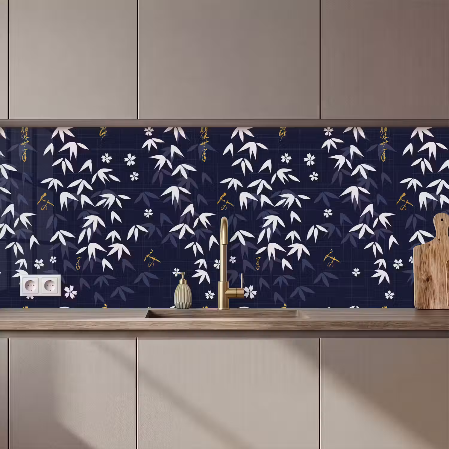 Sakura - Bloesem - Patroon - Japan keuken achterwand 2 middel 871 zz_3dshopping